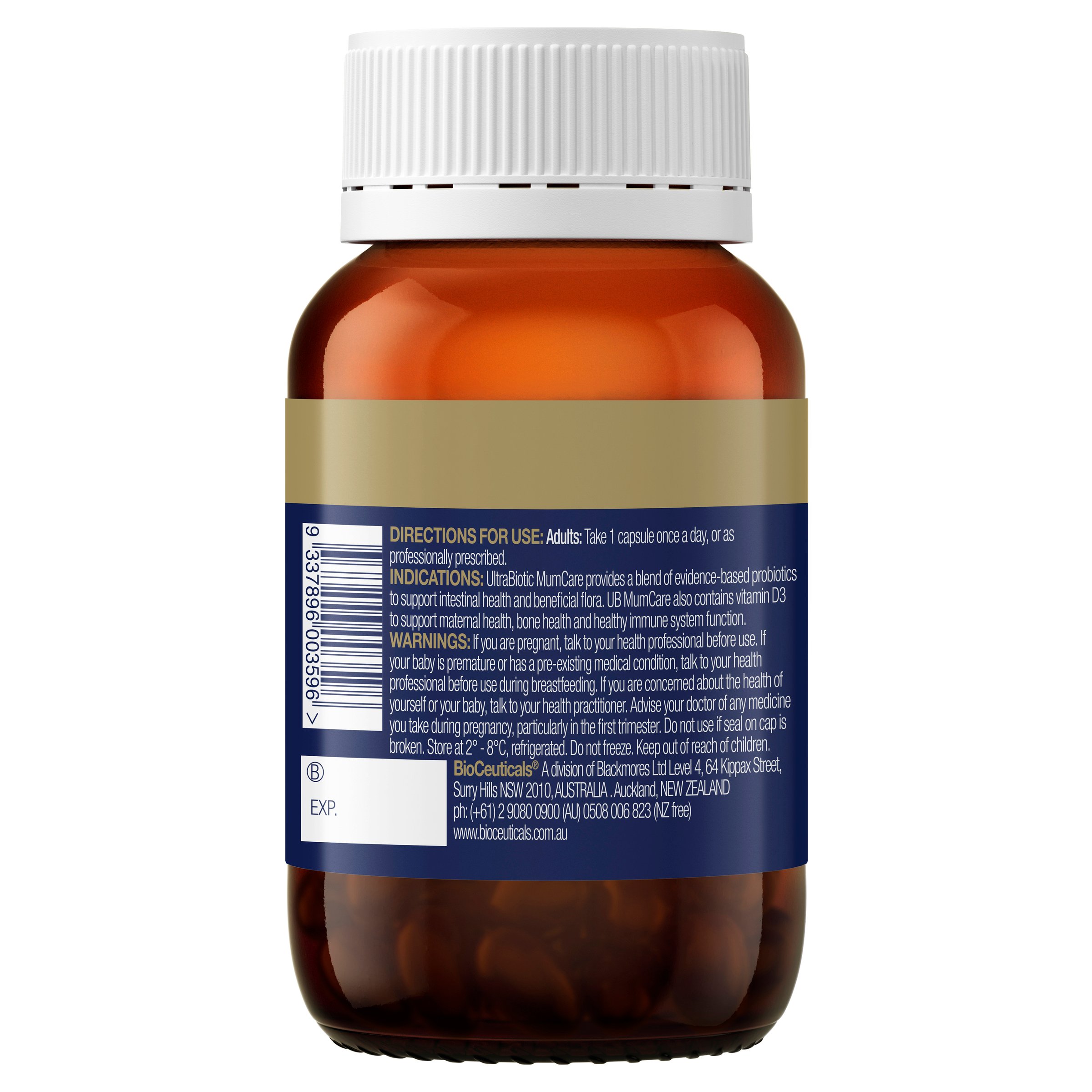 BioCeuticals Ultrabiotic Mumcare 60 capsules - Image 3