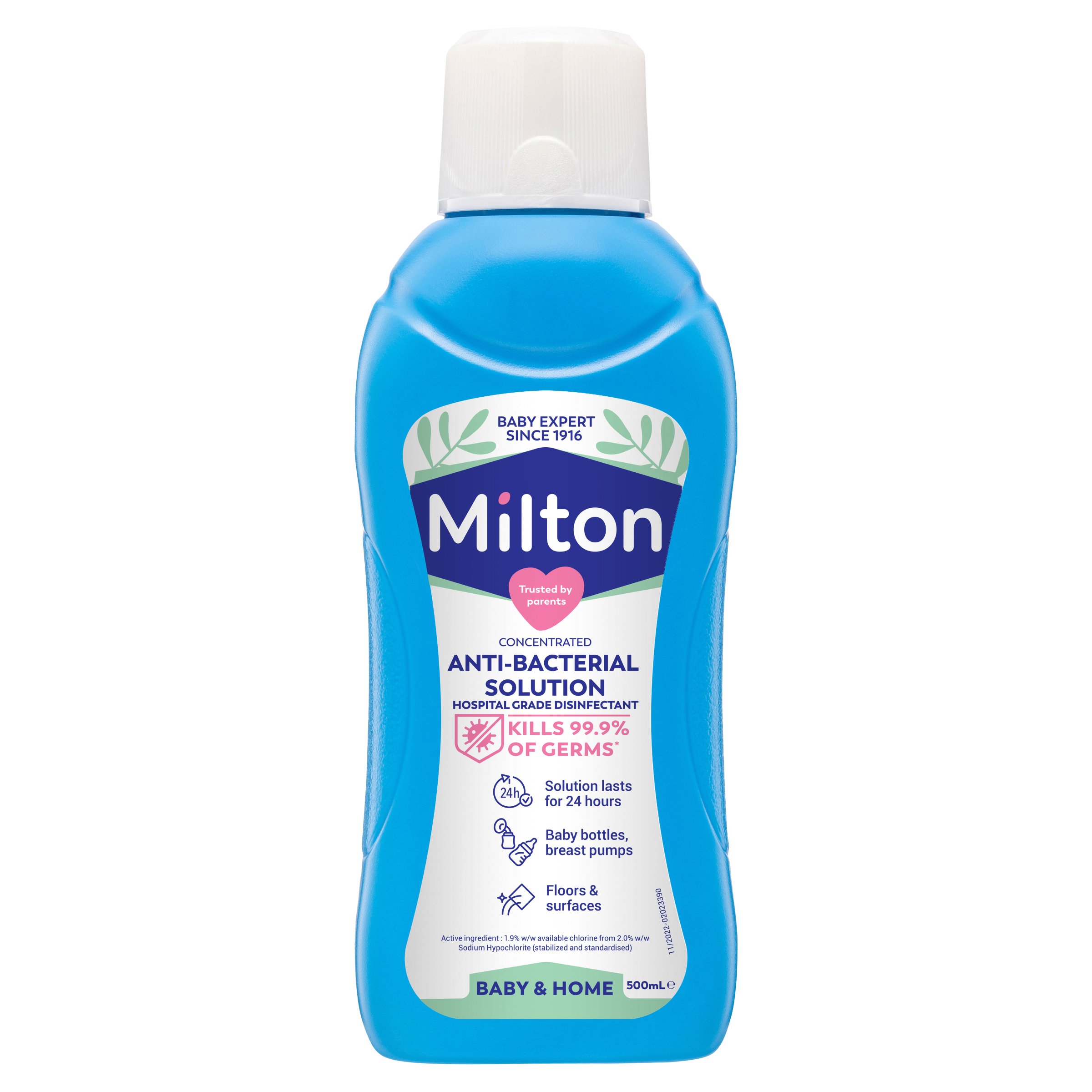 Milton Antibacterial Solution Concentrated 2% - 500ml - Image 1
