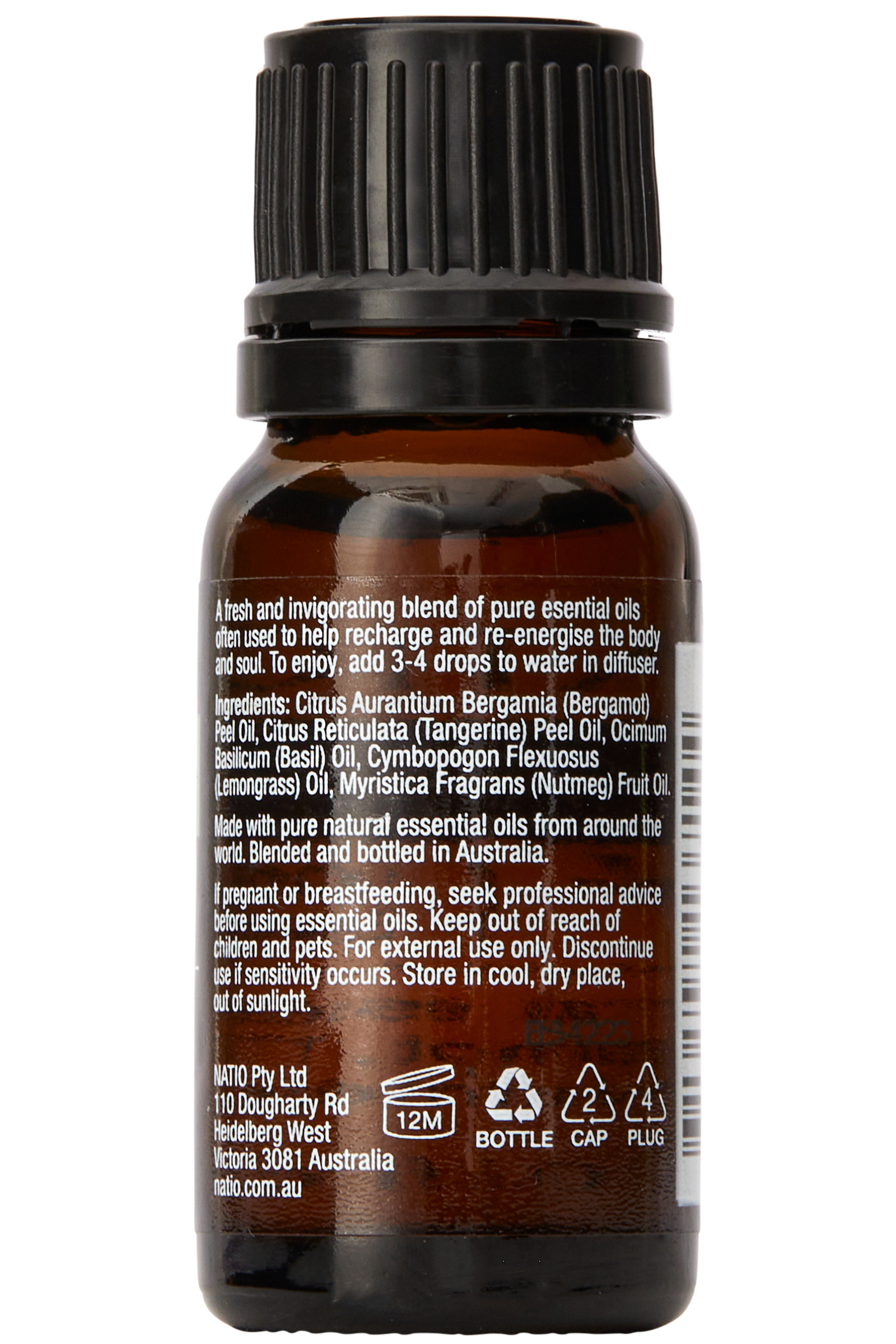 Natio Wellbeing Pure Essential Oil Blend - Energy 10ml - Image 2
