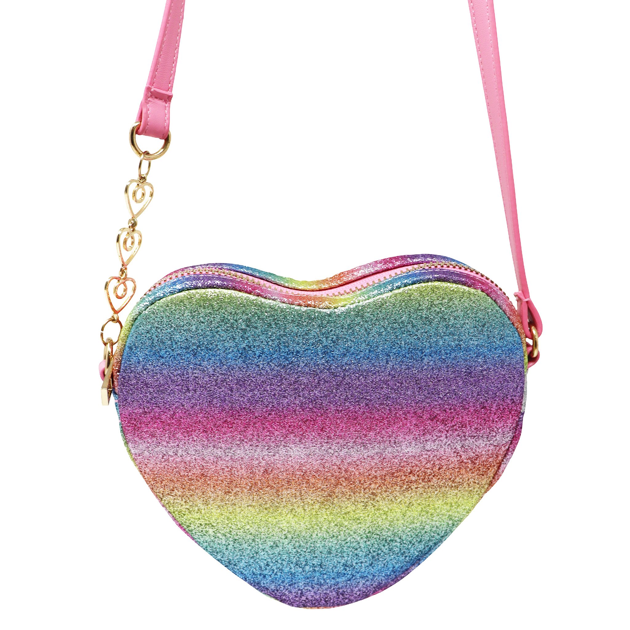 Pink Poppy Heart Cross Body Bag 1 each - Image 1
