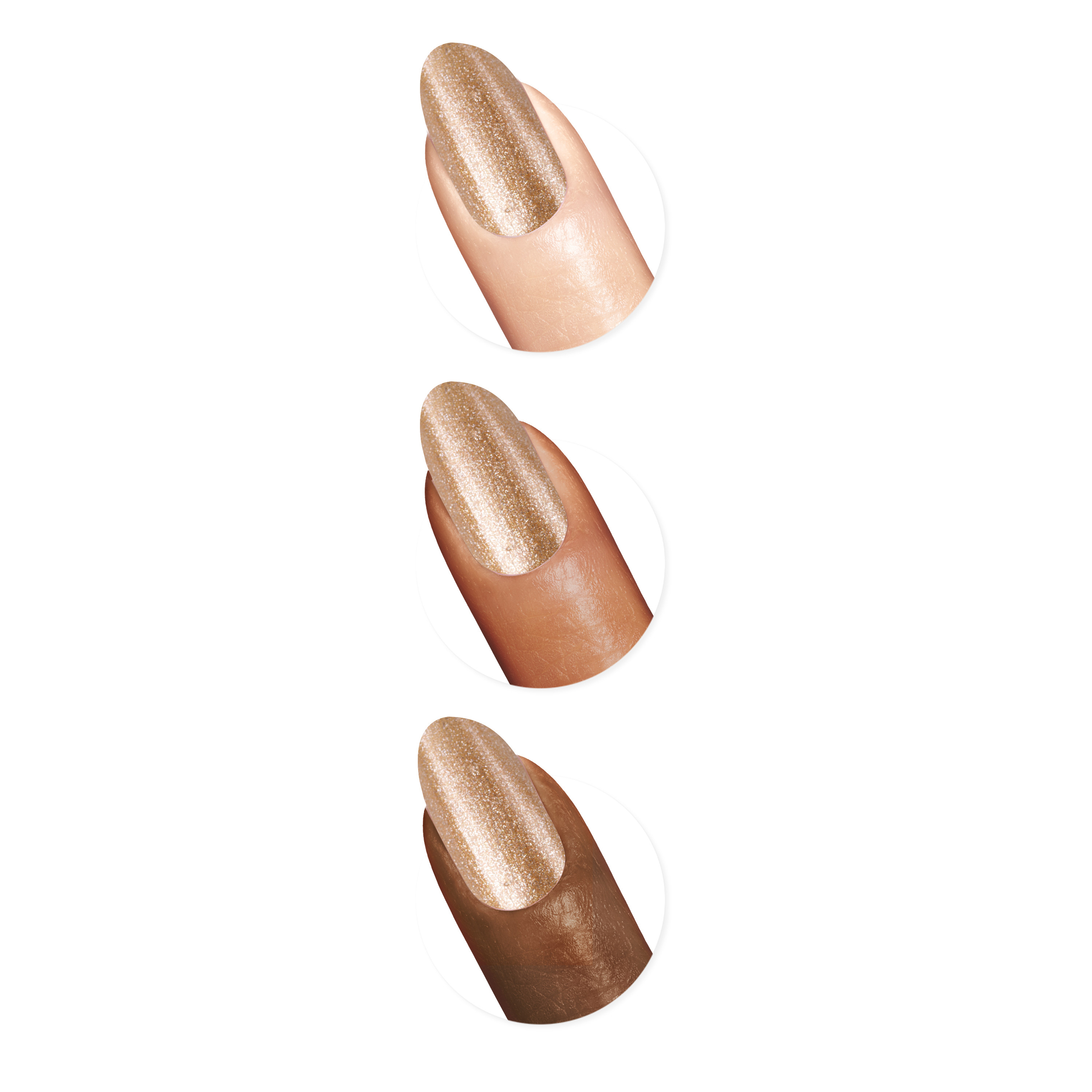 Sally Hansen Insta-Dri Chrome Nail Polish Lustrous Gold 9.17ml - Image 5