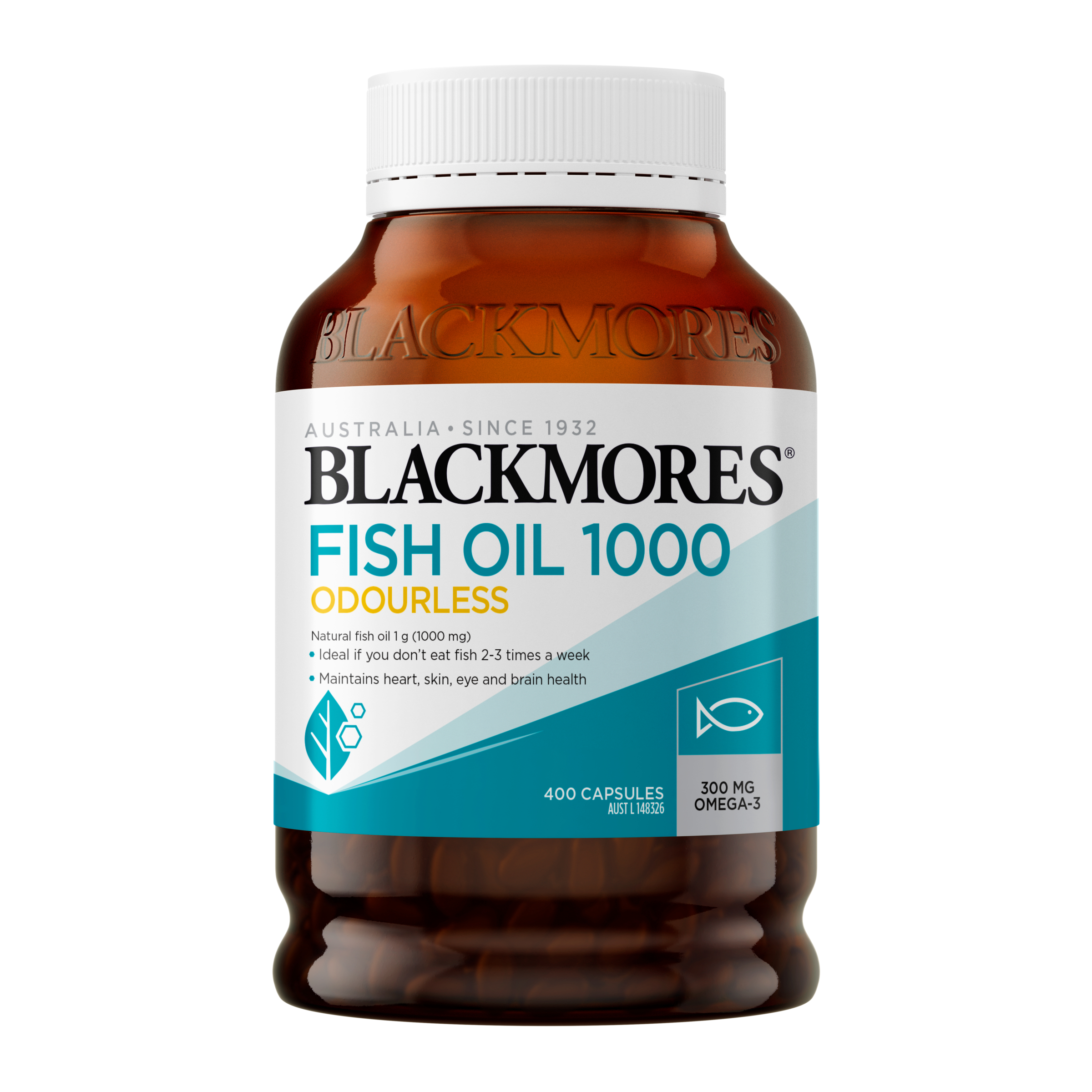 Blackmores Odourless Fish Oil 1000 - 400 Capsules - Image 1