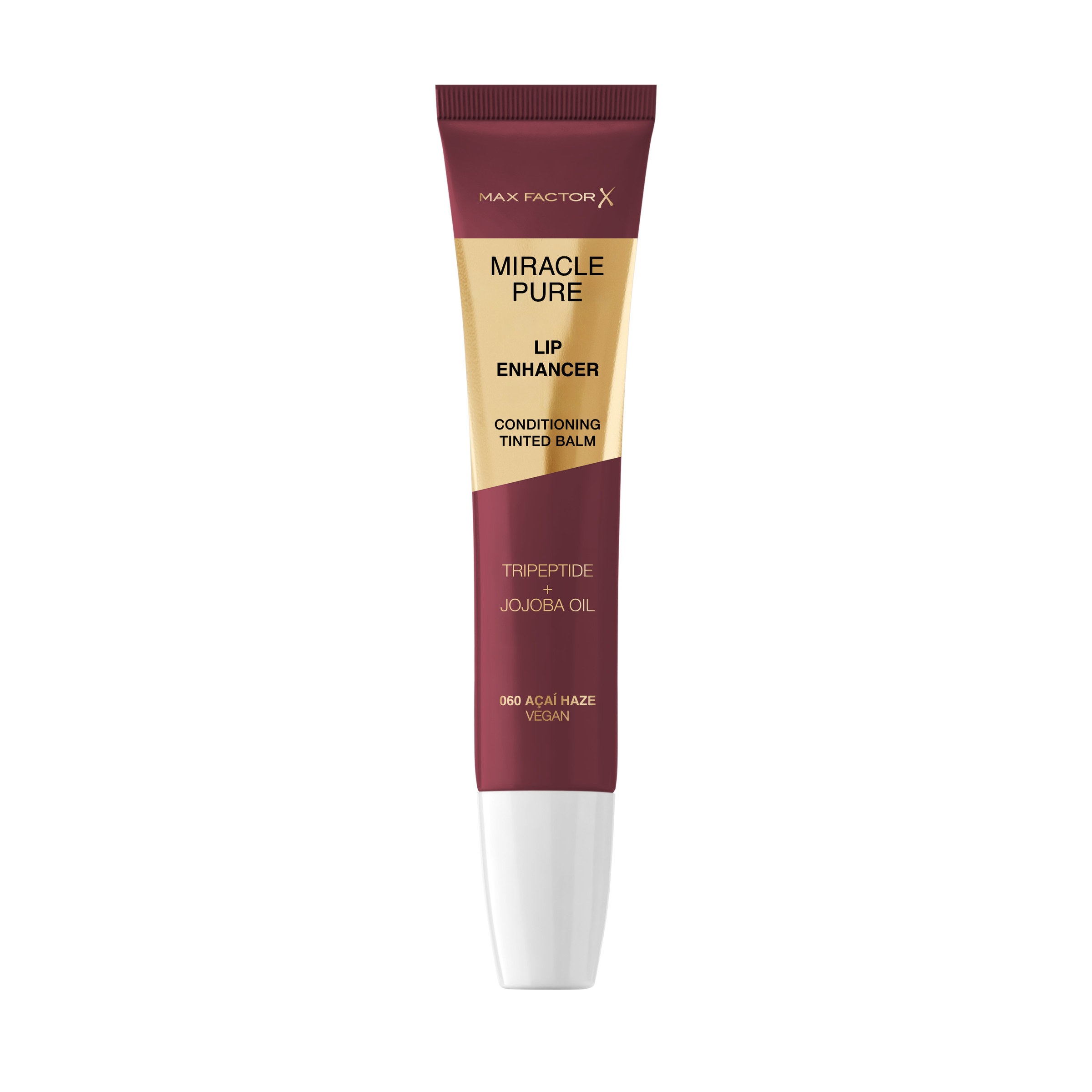 Max Factor Miracle Pure Lip Enhancer Conditioning Tinted Balm Acai Haze 060 - 12ml - Image 1