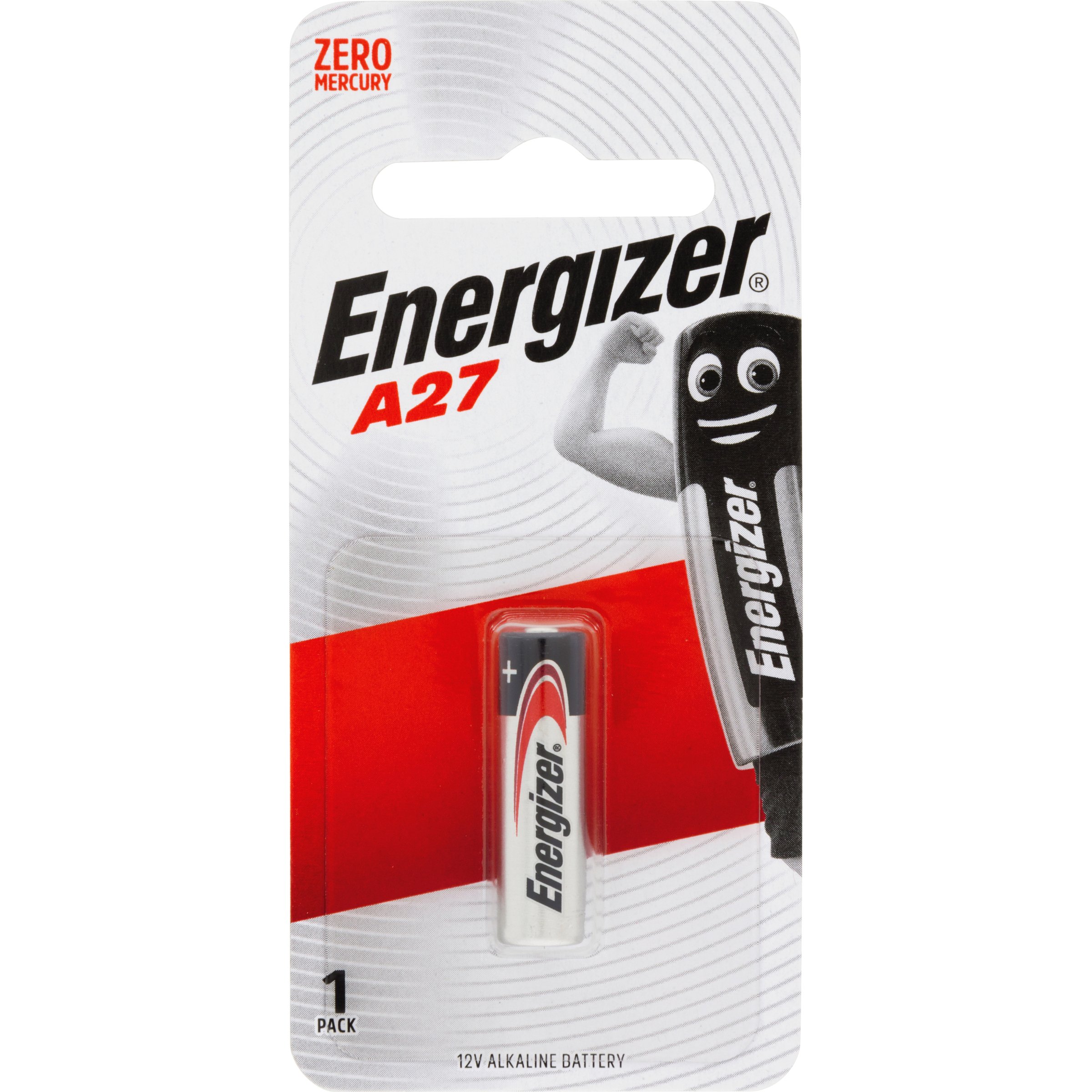 Energizer Battery Alkaline A27 BP-1 12V - 1 pack