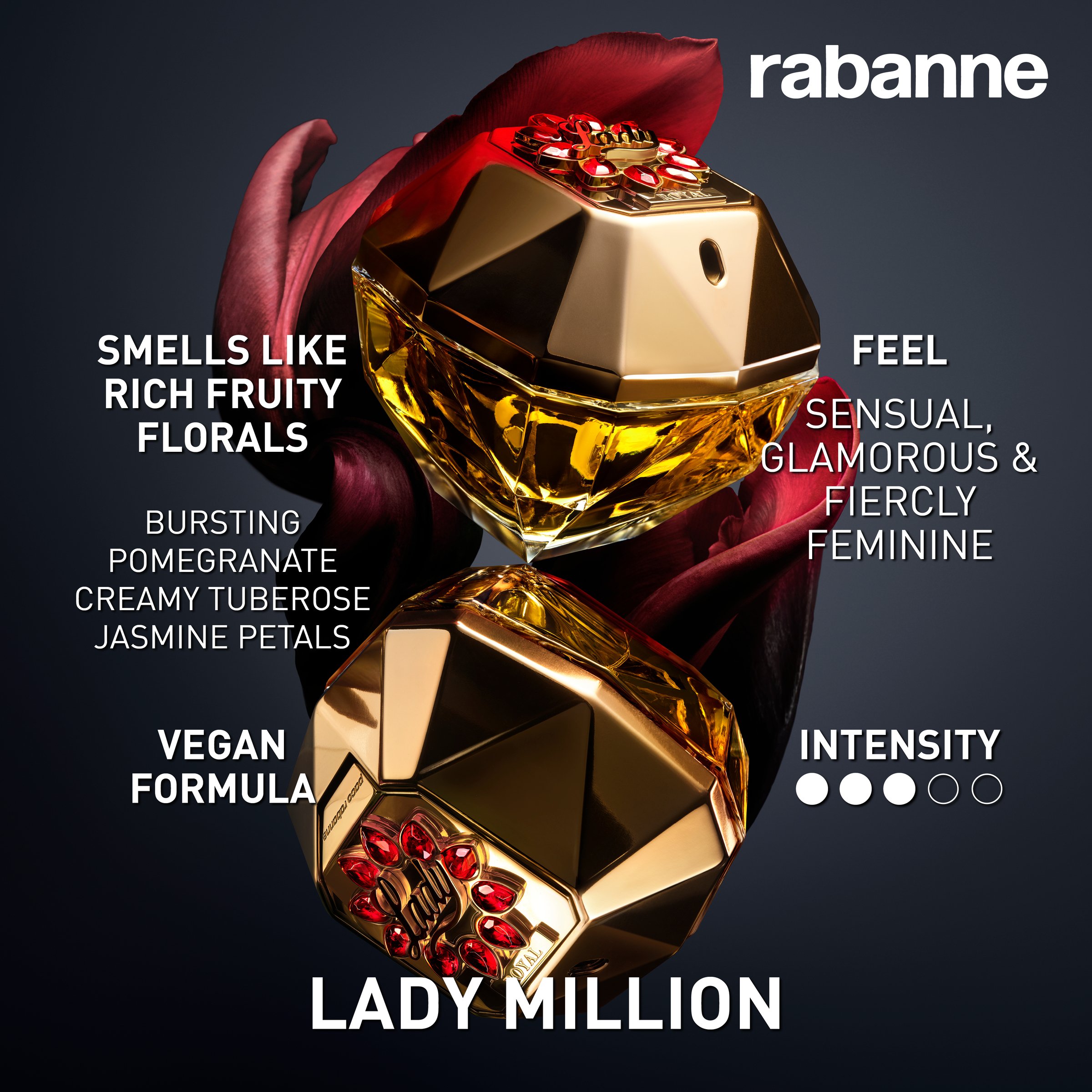 Rabanne Lady Million Royal EDP Spray 50ml - Image 3