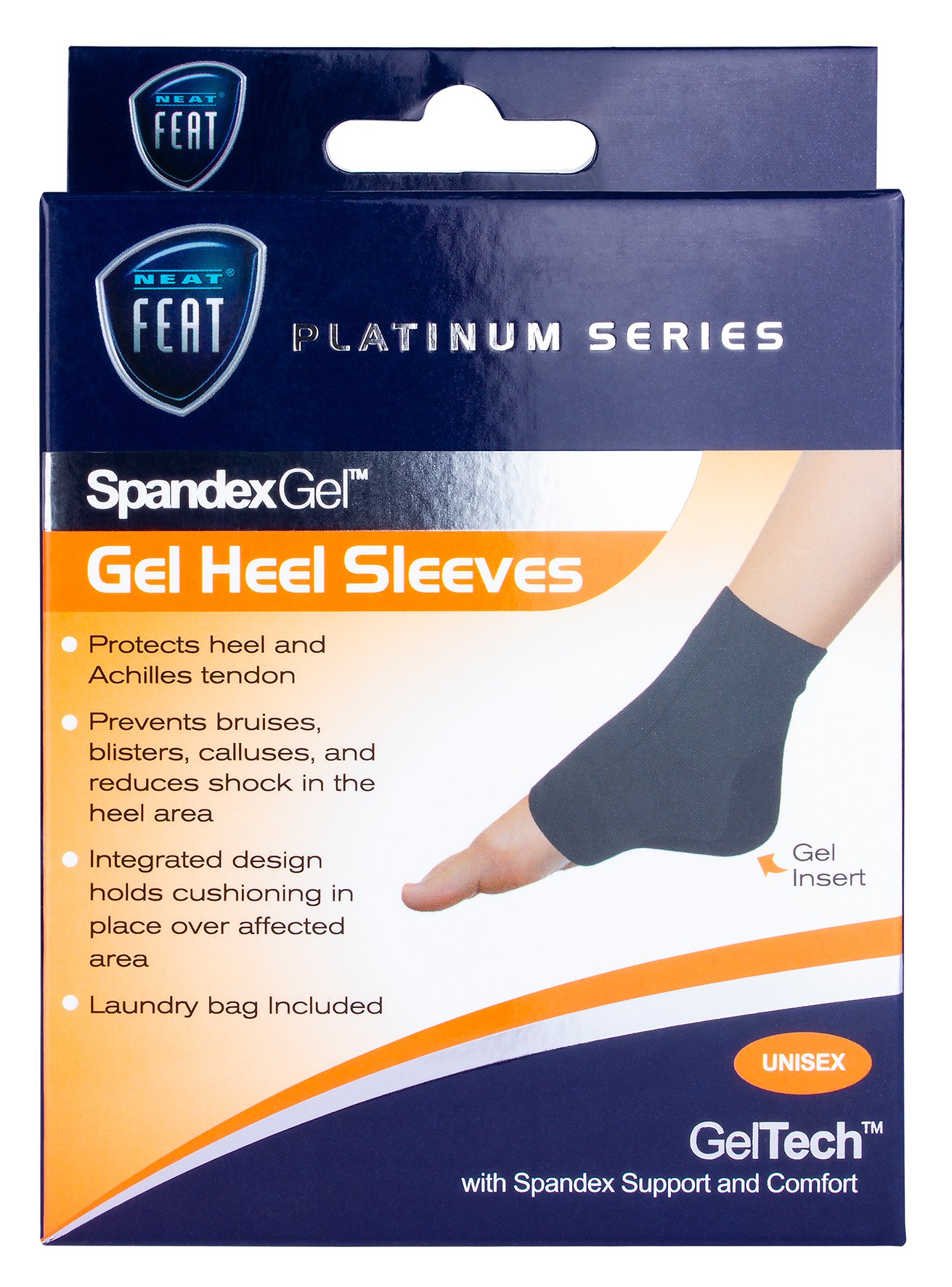 Neat Feat Spandex Heel Sleeve Large 1 pair - Image 3