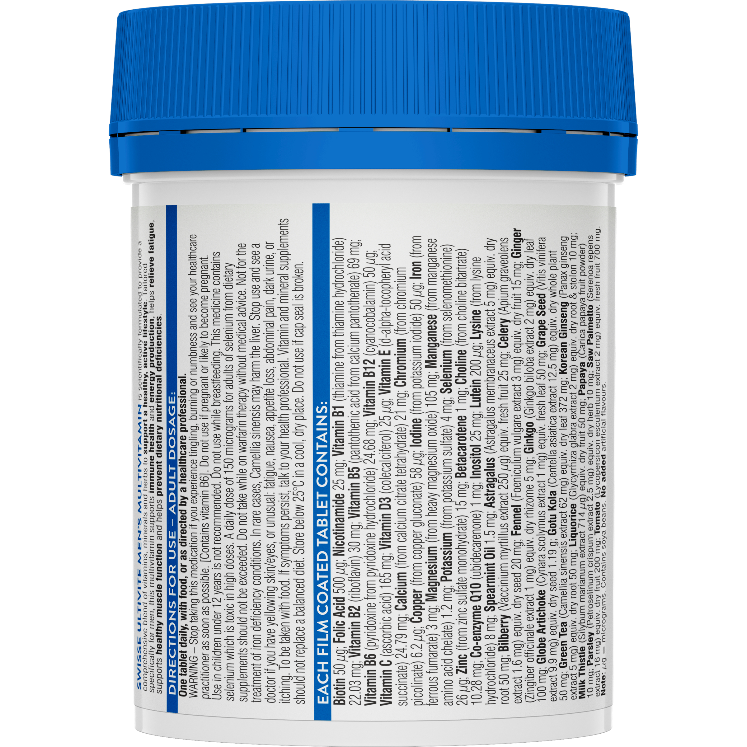 Swisse Ultivite Men's Multivitamin 120 tablets - Image 2