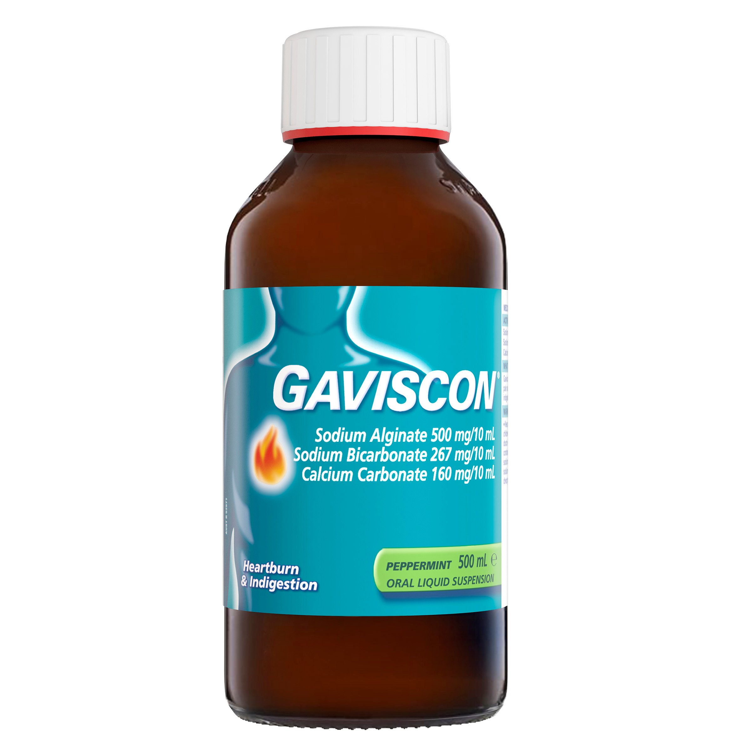 Gaviscon Liquid Peppermint 500ml - Image 1