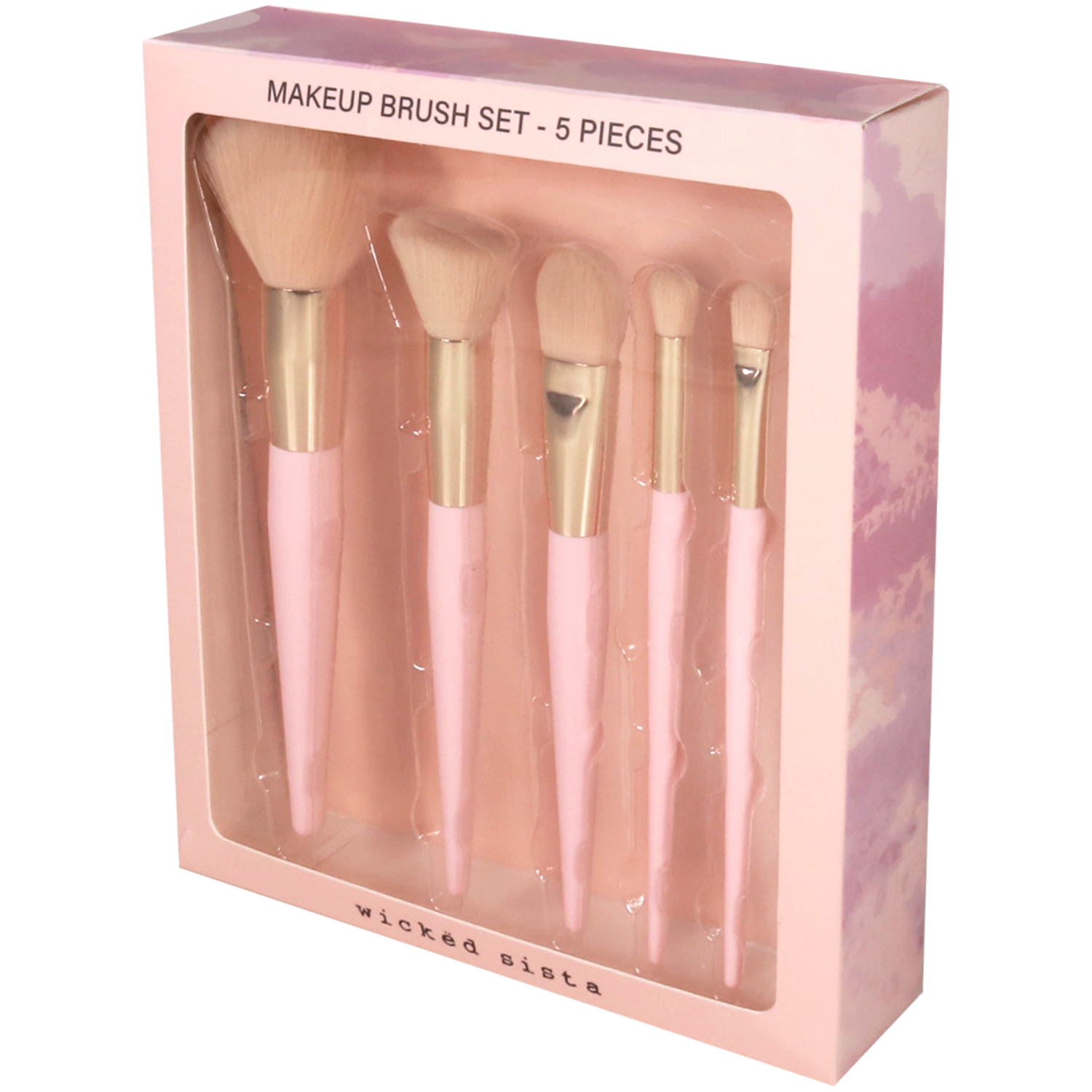 Wicked Sista Makeup Brush Set 5 piece - Image 2