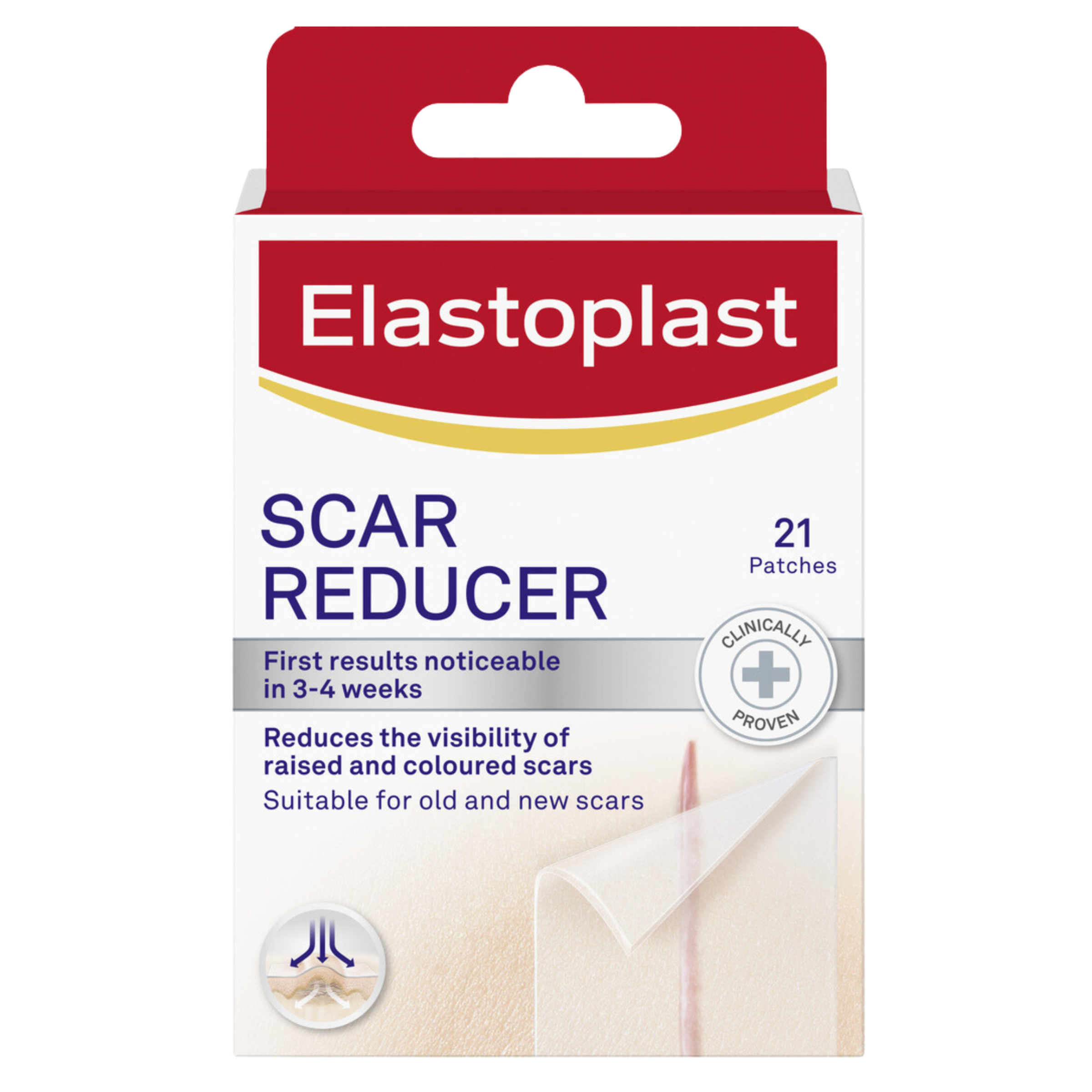 Elastoplast Scar Reducer Plastic 3.8cm X 6.8cm - 21 pack - Image 1