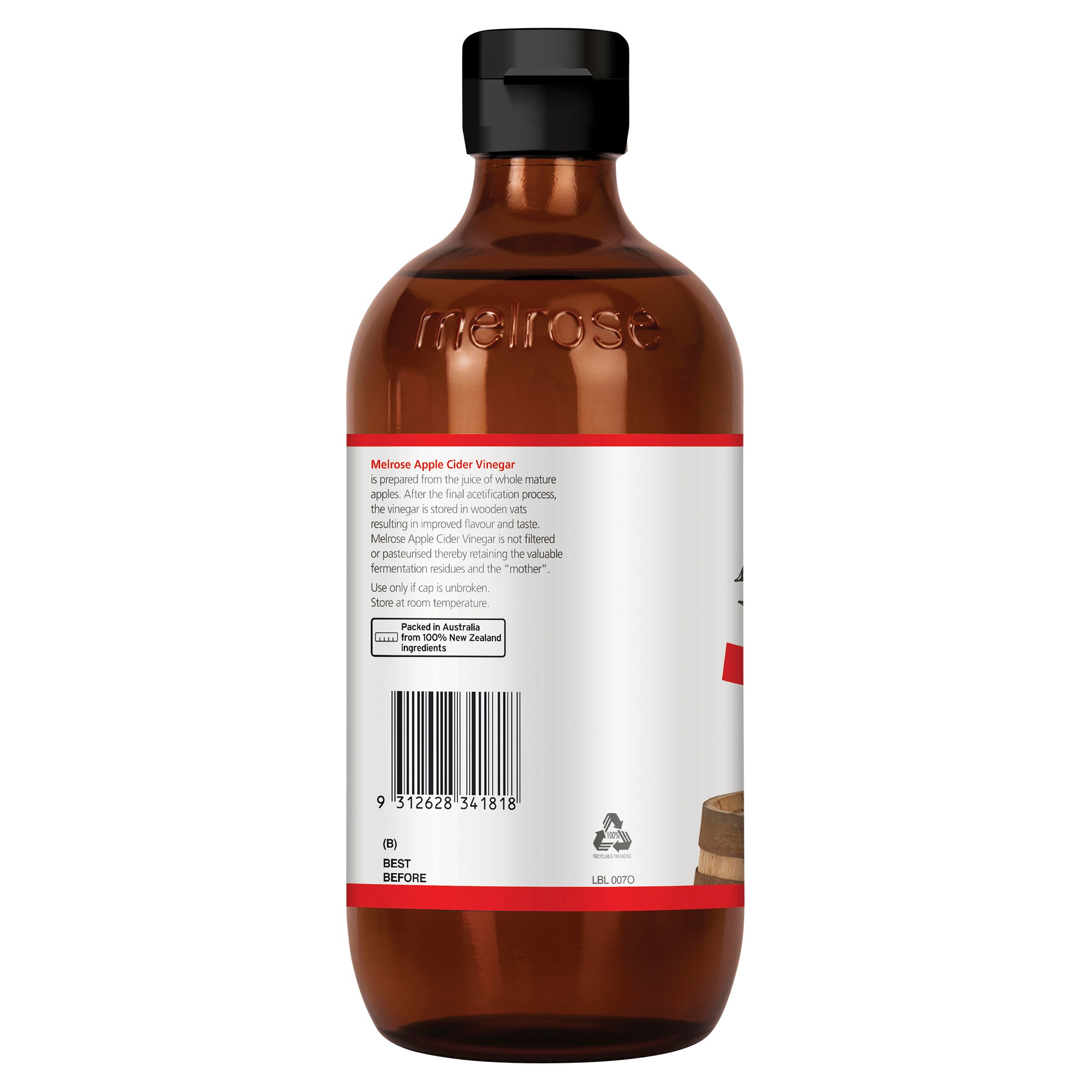 Melrose Apple Cider Vinegar Double Strength 500ml - Image 3