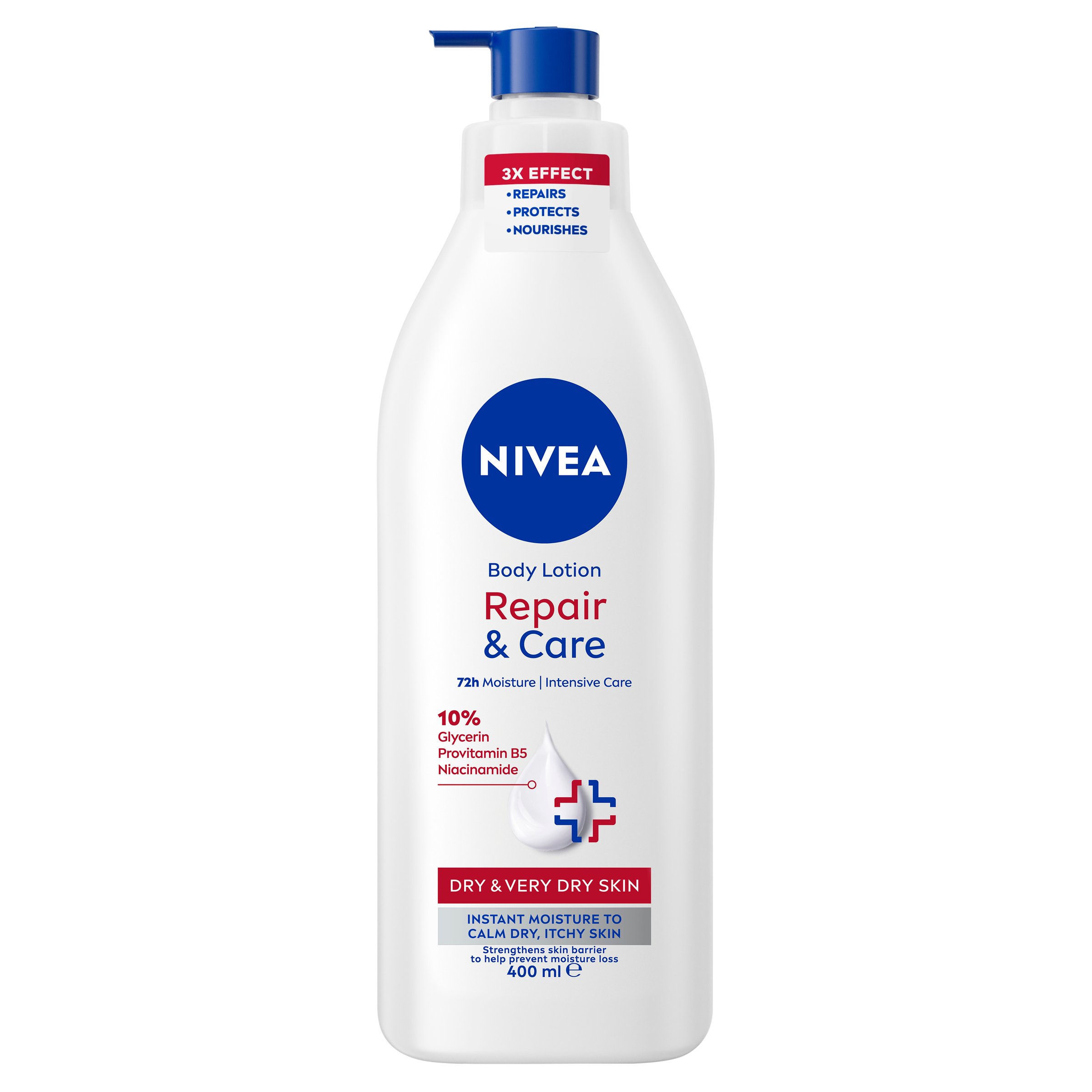 Nivea Repair & Care Body Lotion 400ml - Image 1