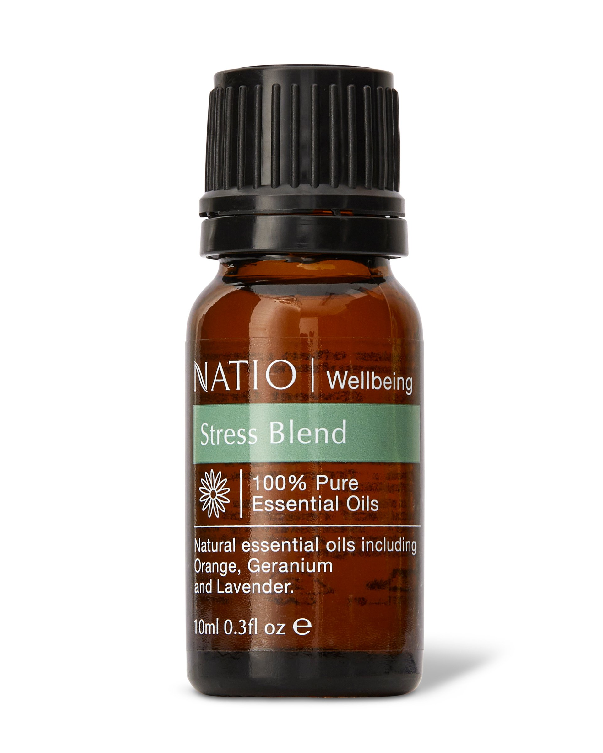 Natio Wellbeing Pure Essential Oil Blend - Stress 10ml - Image 1