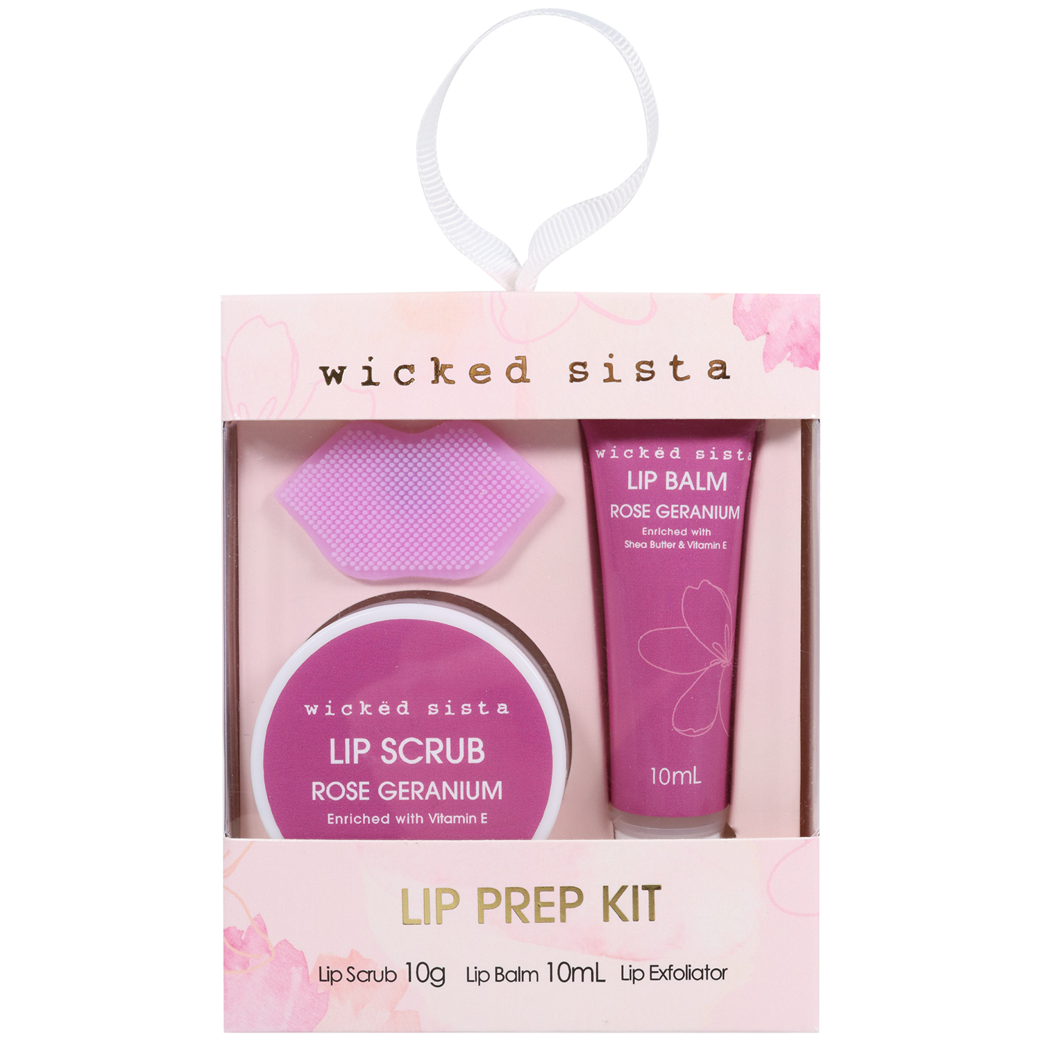 Wicked Sista Lip Prep Kit Rose Geranium 1 each
