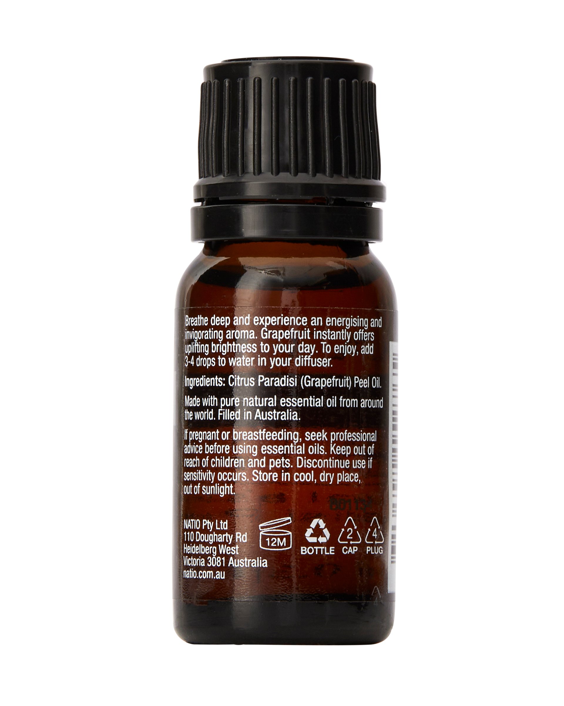 Natio Wellbeing Pure Essential Oil - Grapefruit 10ml - Image 2
