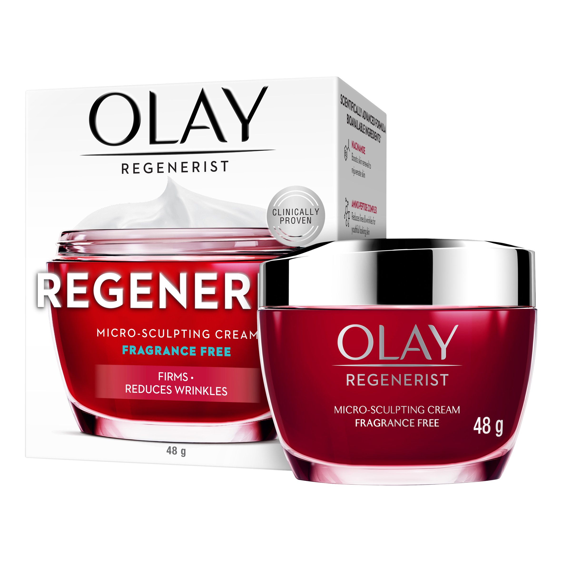 Olay Regenerist Micro-Sculpting Cream Fragrance Free 48g - Image 9