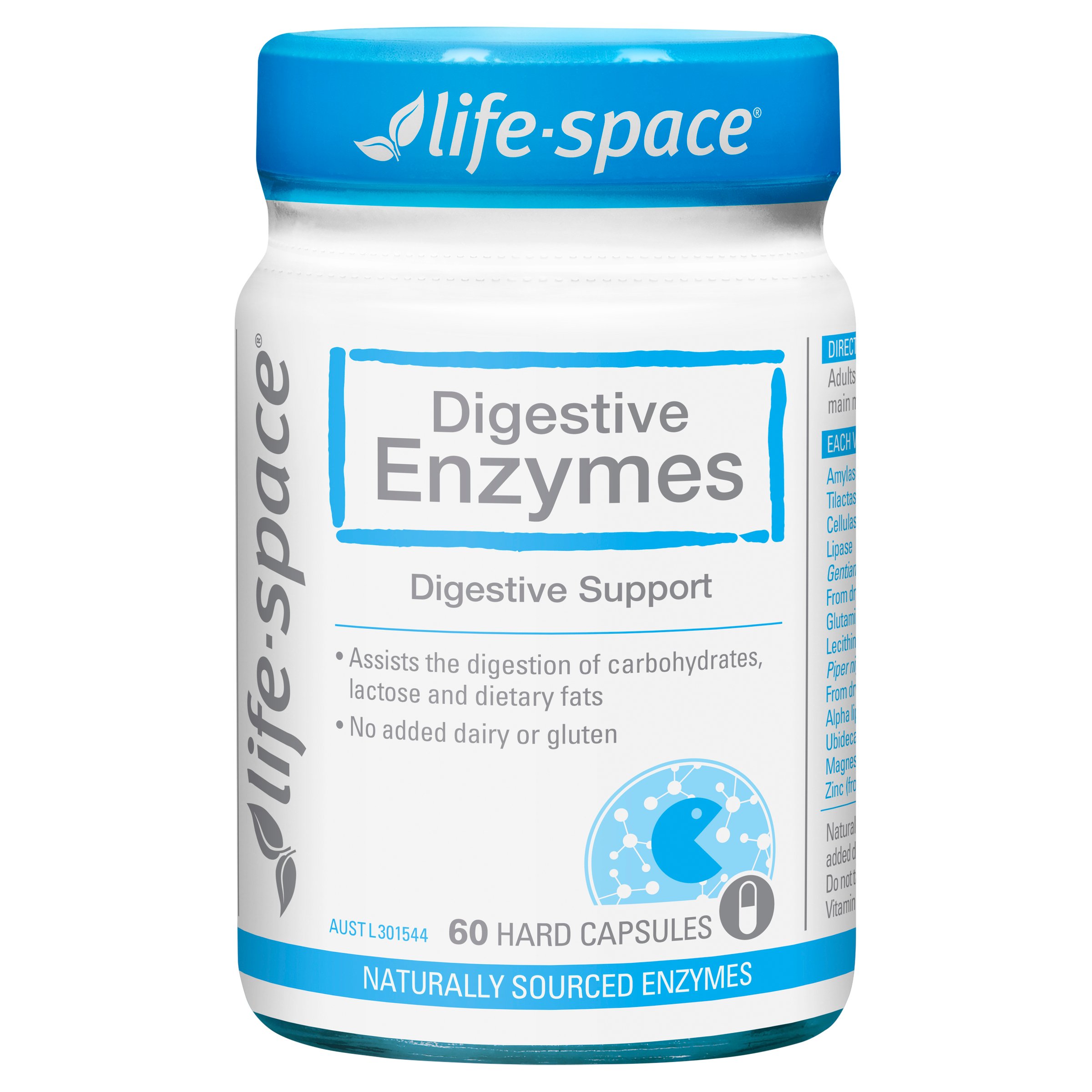 Life-Space Digestive Enzymes 60 capsules - Image 1