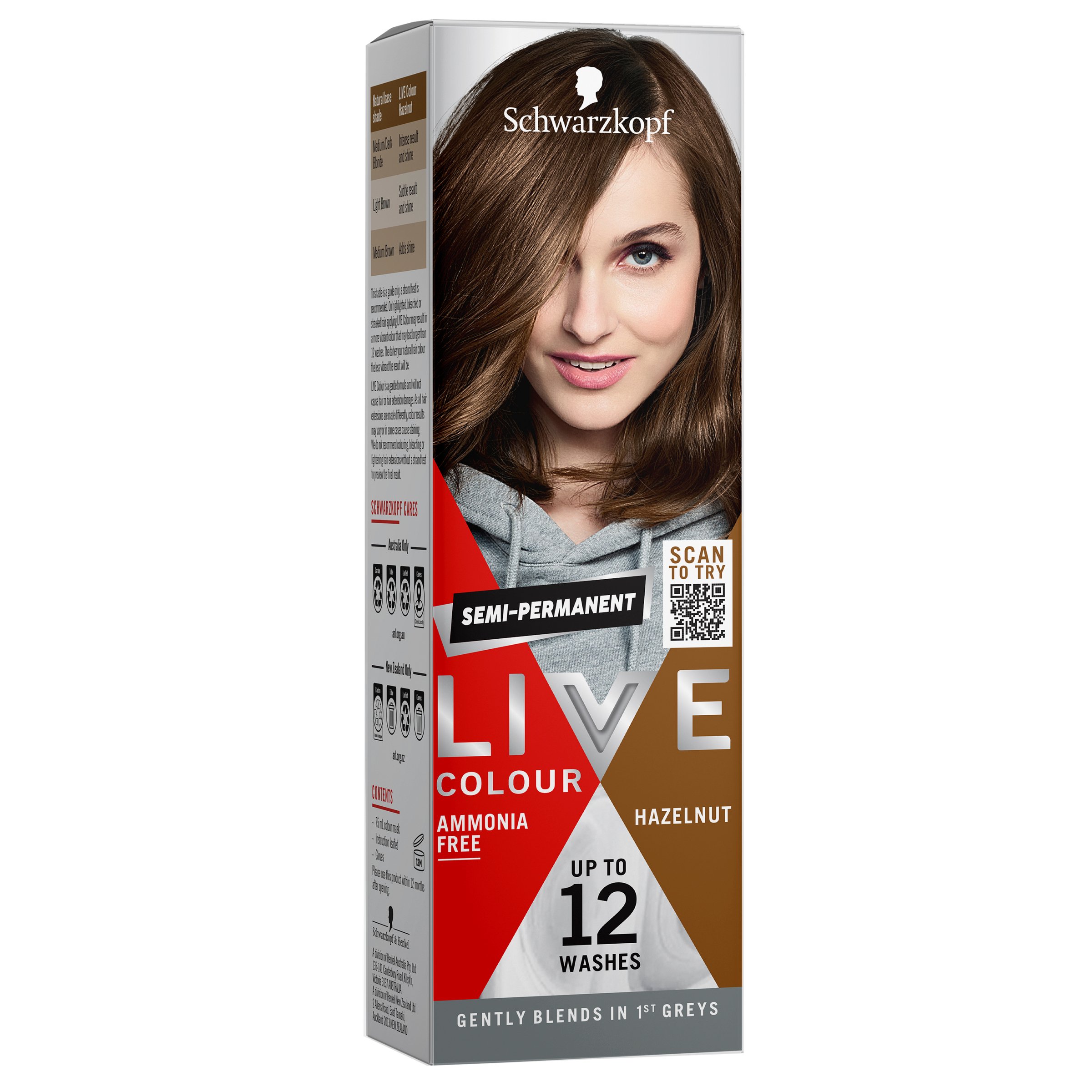 Schwarzkopf Live Colour Hazelnut 75ml - Image 15