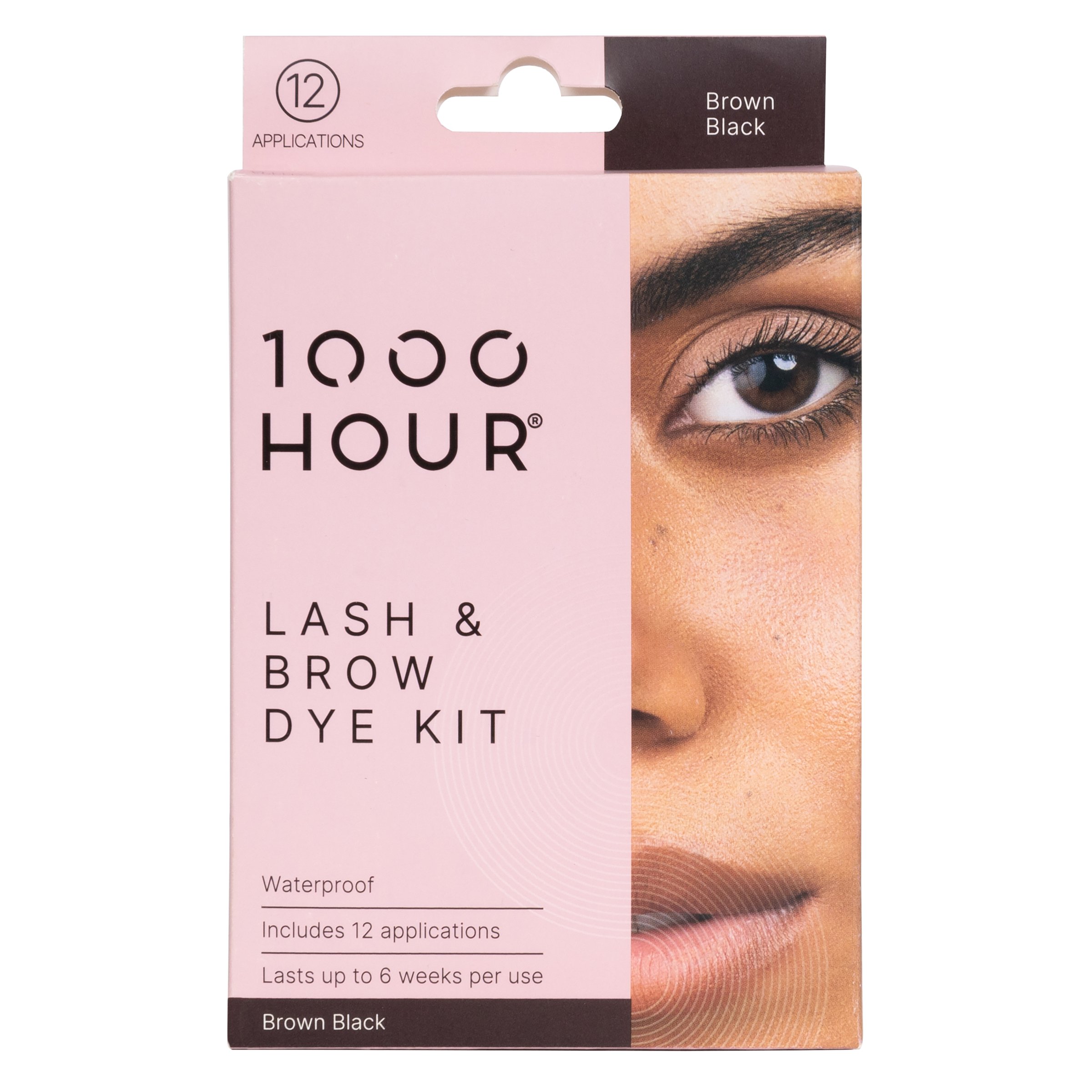 1000 Hour Eyelash Dye Brown Black 1 each - Image 1