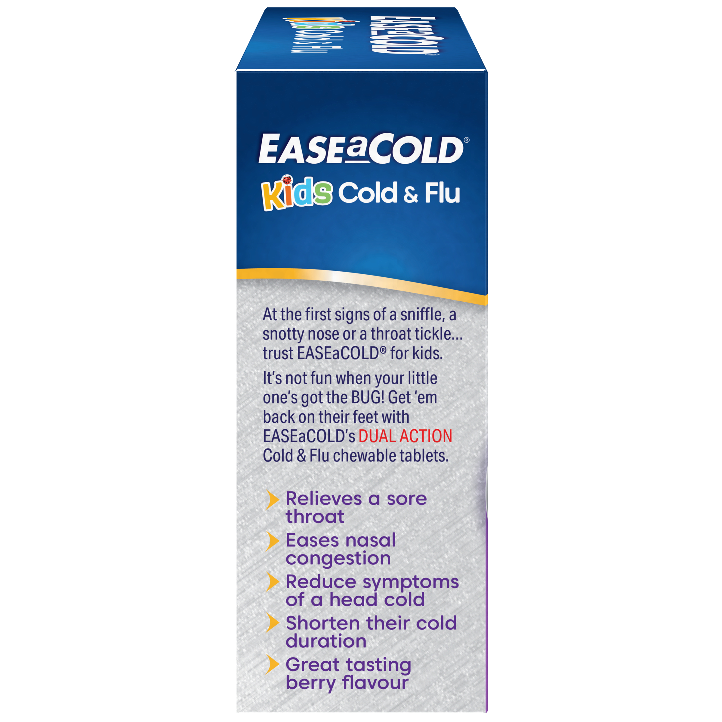 Ease-A-Cold Kids Cold & Flu 24 chewable tablets - Image 4