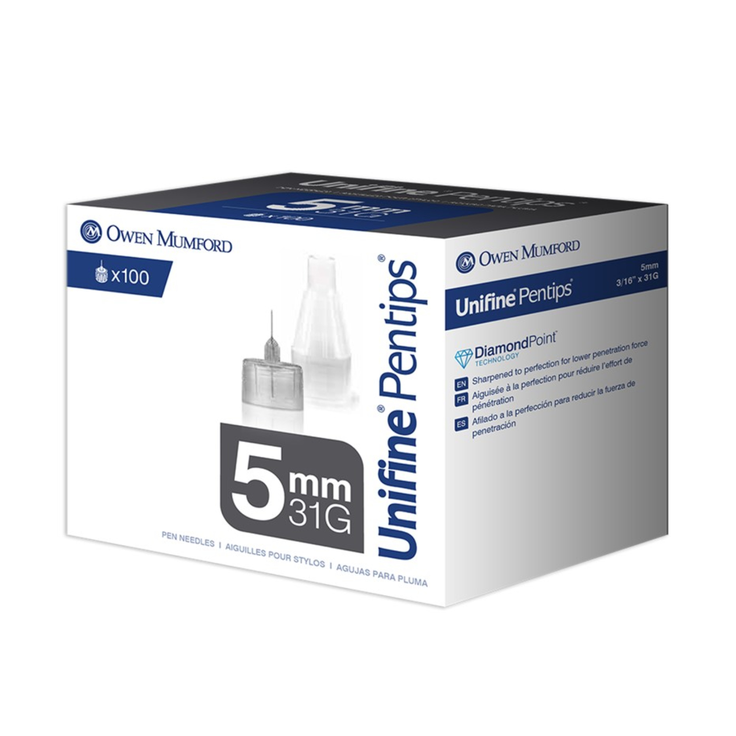 Unifine Pentips 31G x 5mm 100