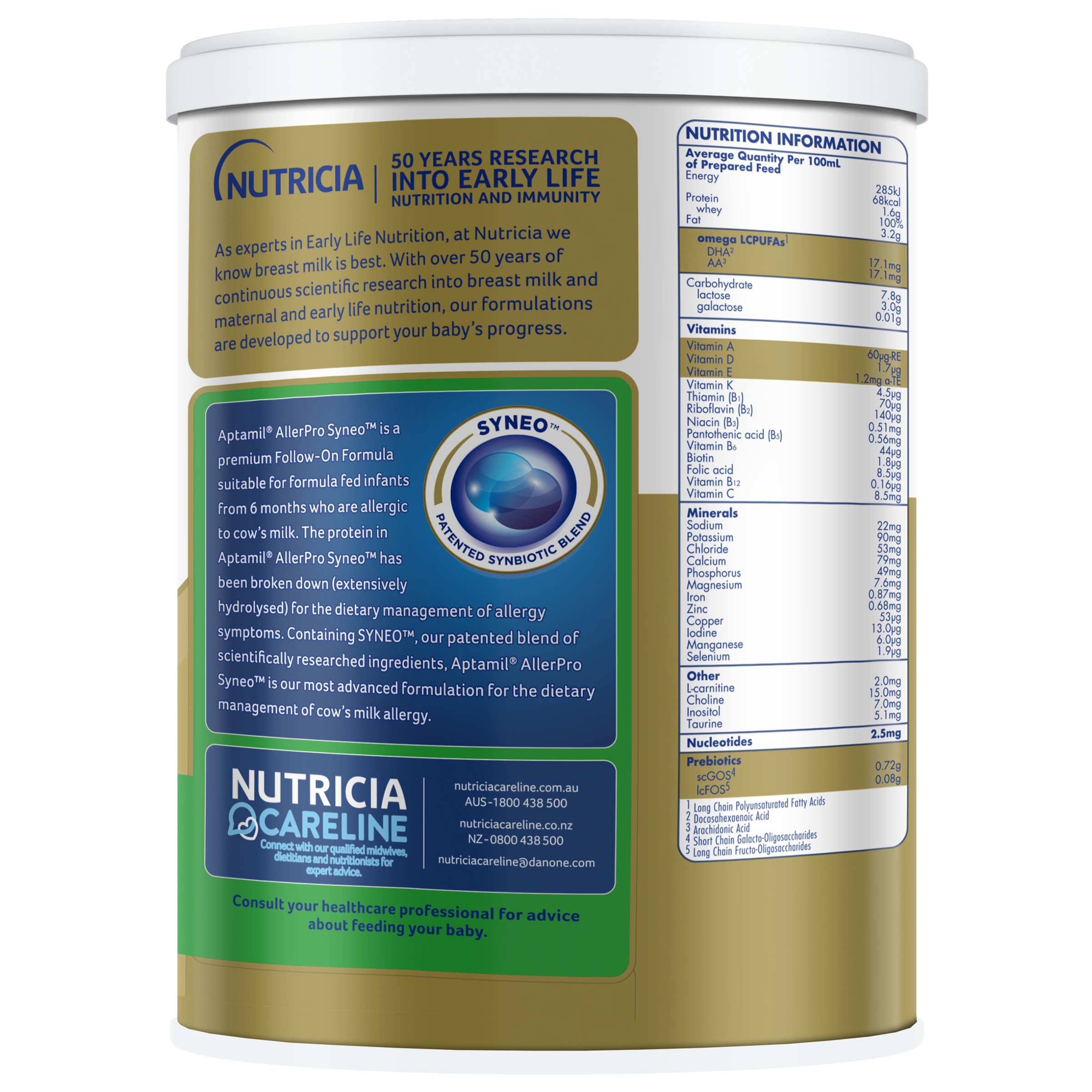 Aptamil Allerpro Syneo 2 - 900g - Image 3