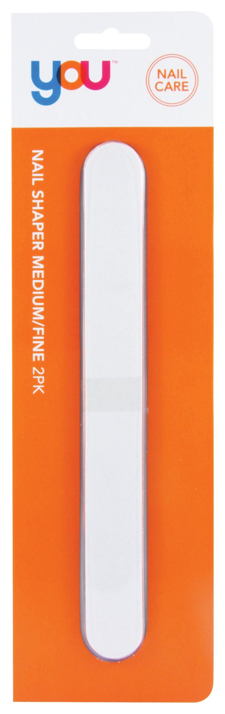 You Nail Shaper Medium White 2 pack - Image 1