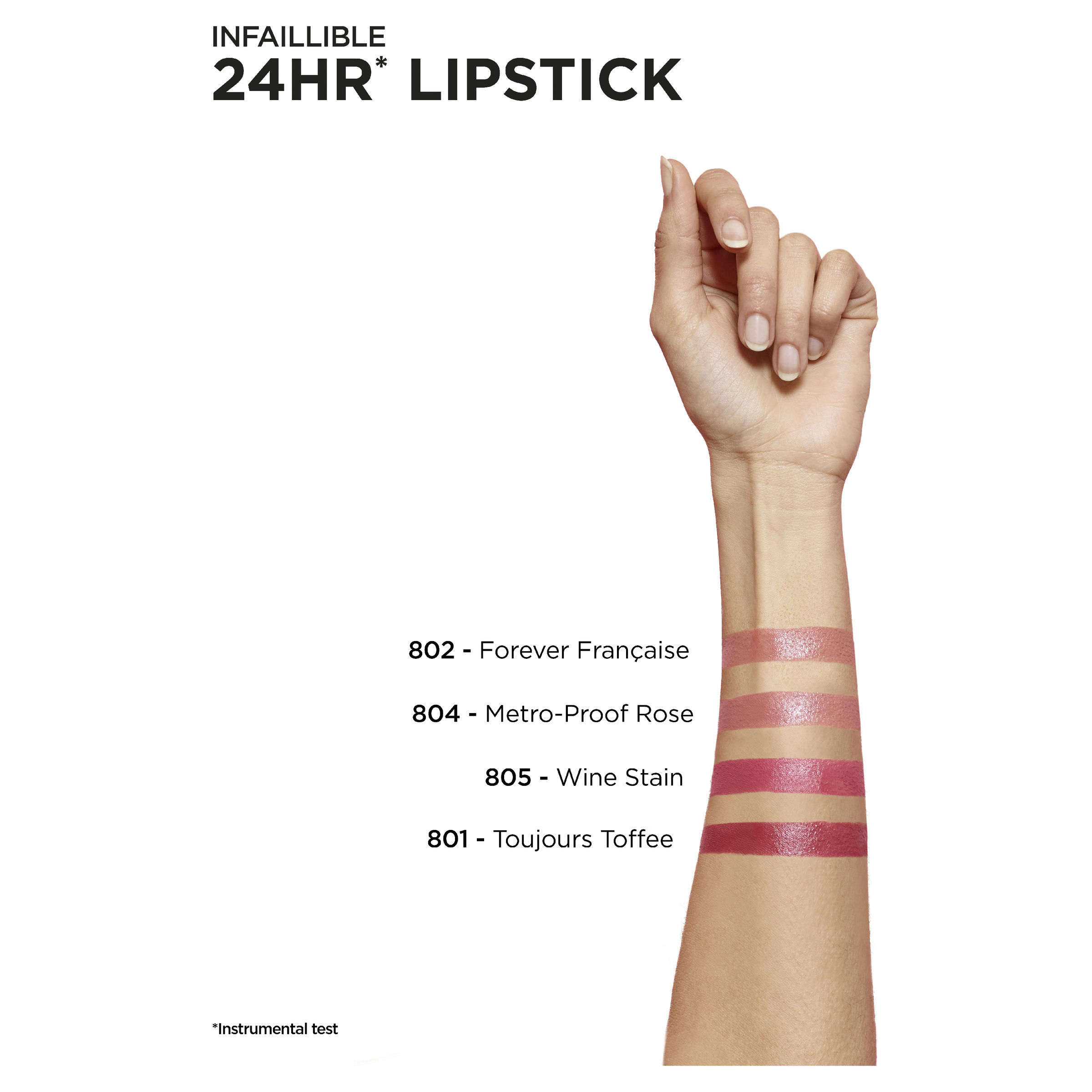 L'Oreal Paris Infallible 2 Step Lipstick 801 Toujours Toffee 1 each - Image 3