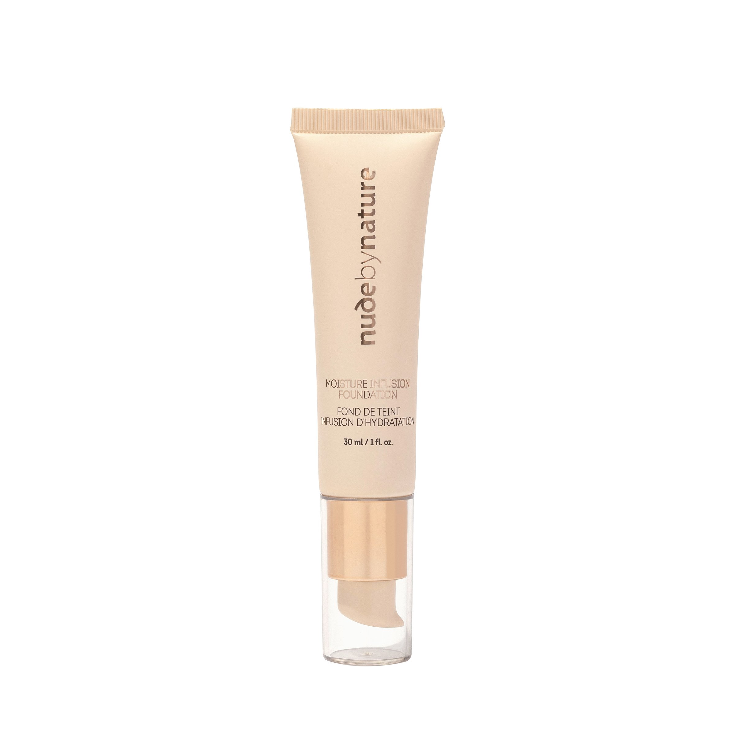 Nude By Nature Moisture Infusion Foundation W2 Ivory 30ml