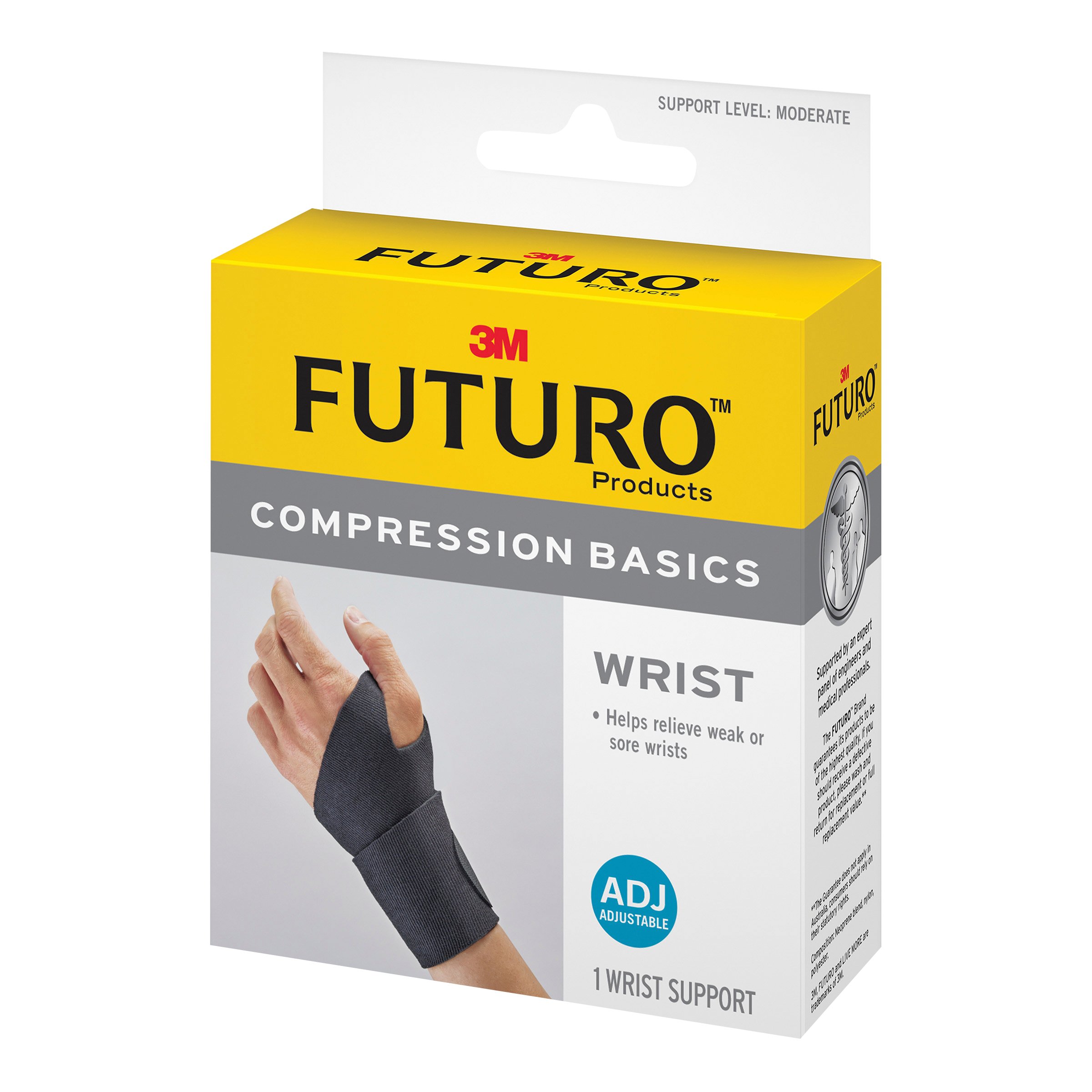 Futuro Compression Basics Elastic Adjustable Wrist Support 1 each - Image 1