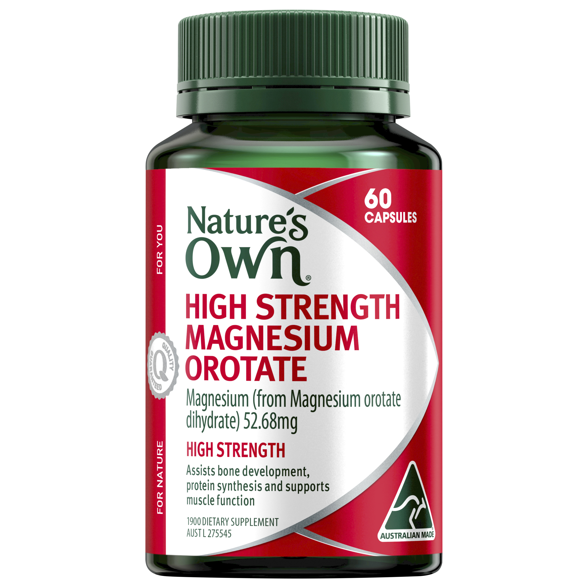 Nature's Own High Strength Magnesium Orotate 60 capsules - Image 1