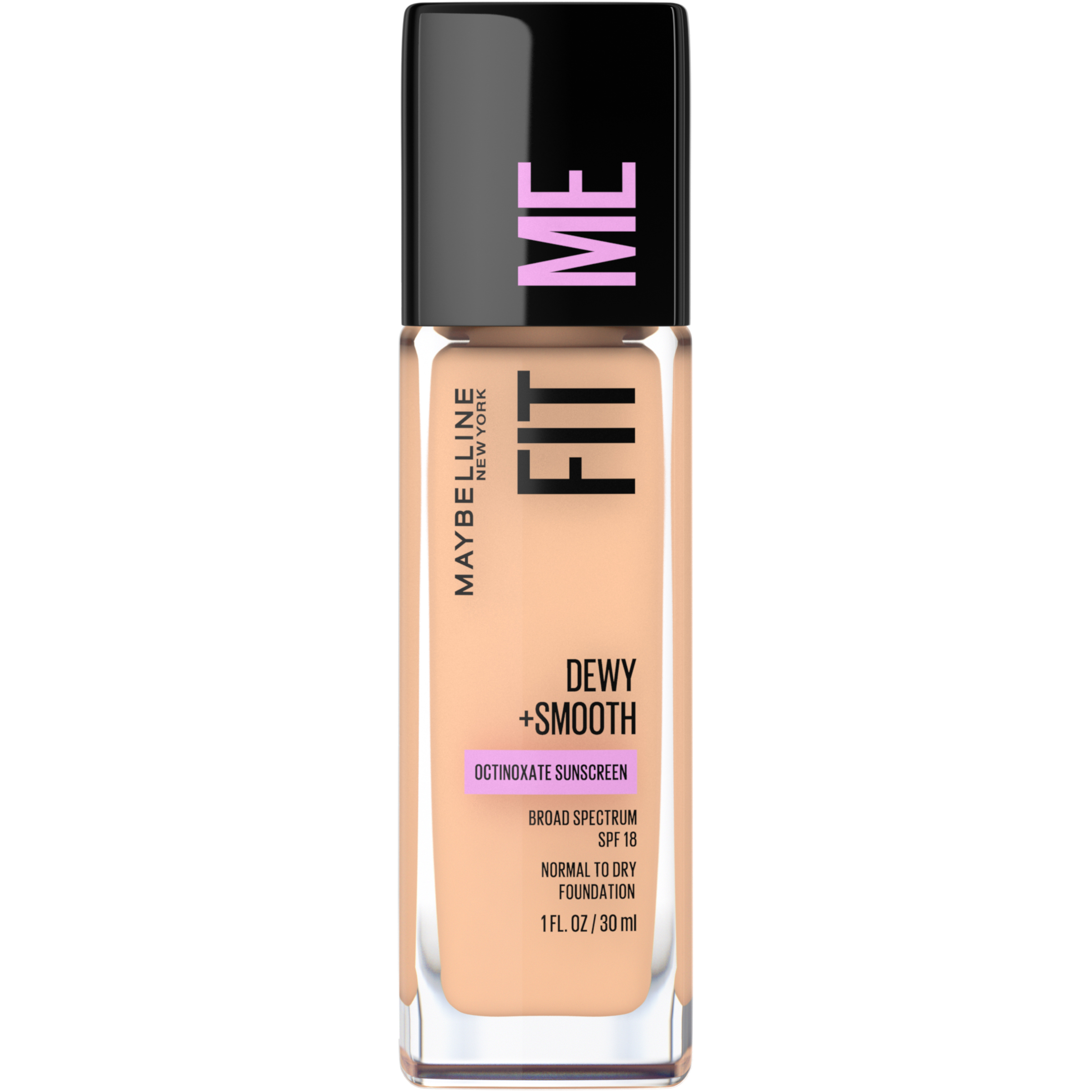 Maybelline Fit Me Dewy & Smooth Foundation 125 Nude Beige C 1 each - Image 1