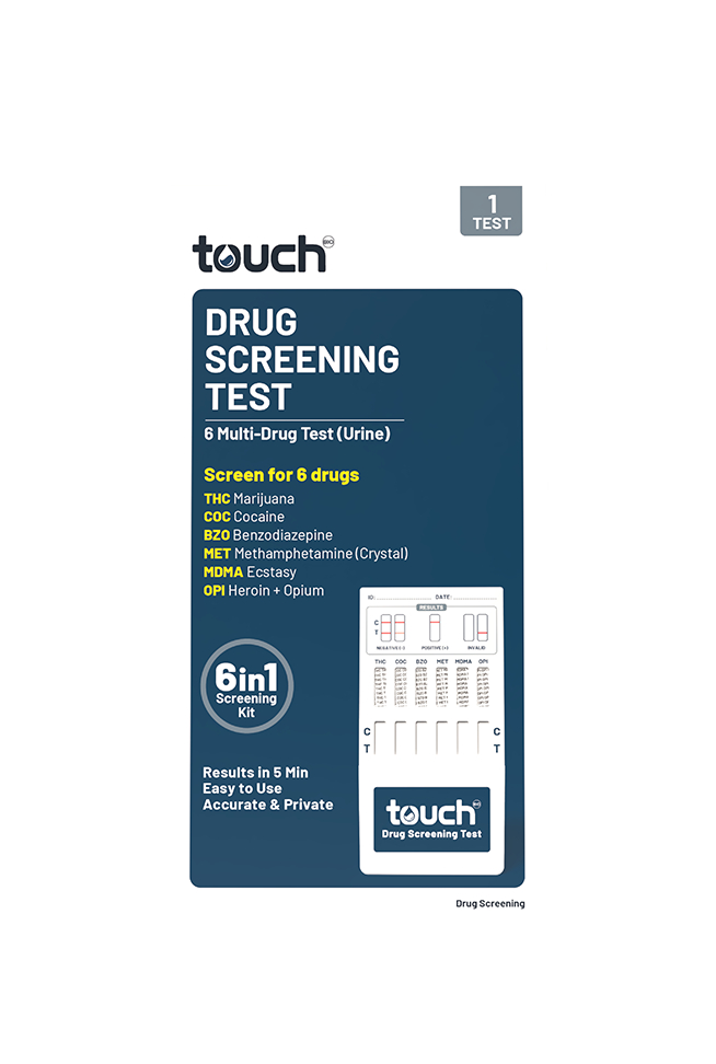 TouchBio 6 Multi-Drug Test (Urine) 1 pack - Image 1