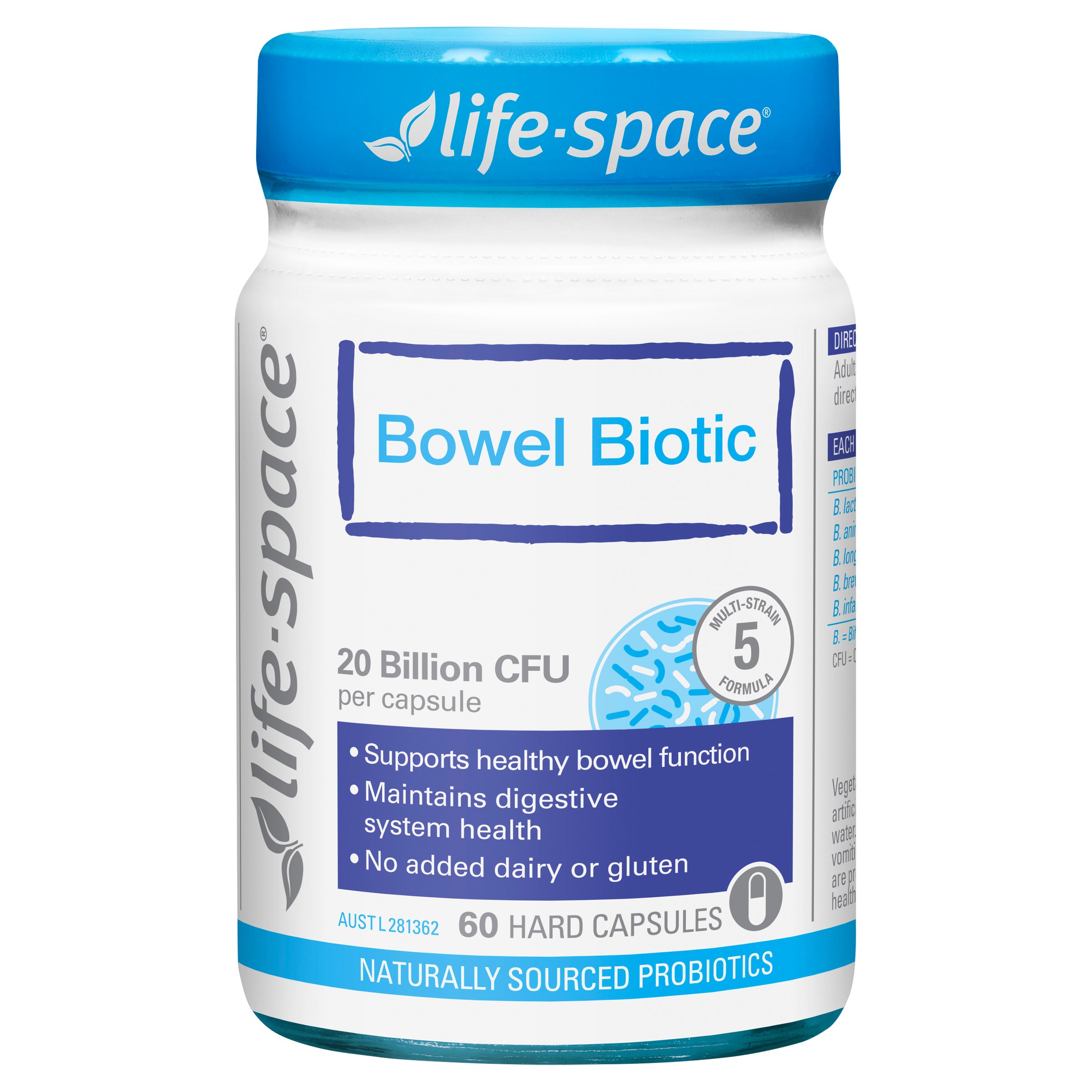 Life-Space Bowel Biotic 60 capsules - Image 1