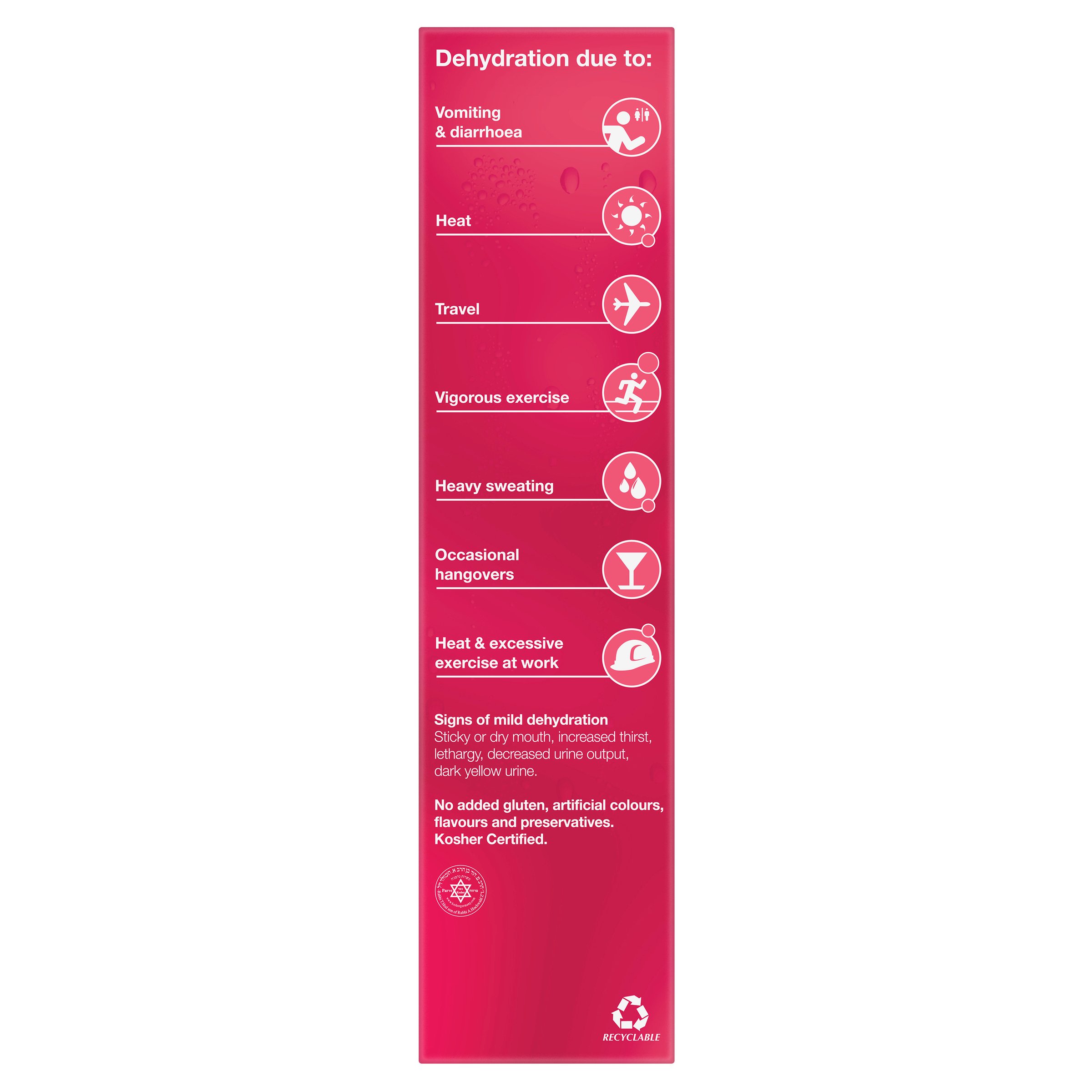 Hydralyte Effervescent Strawberry Kiwi 40 tablets - Image 5