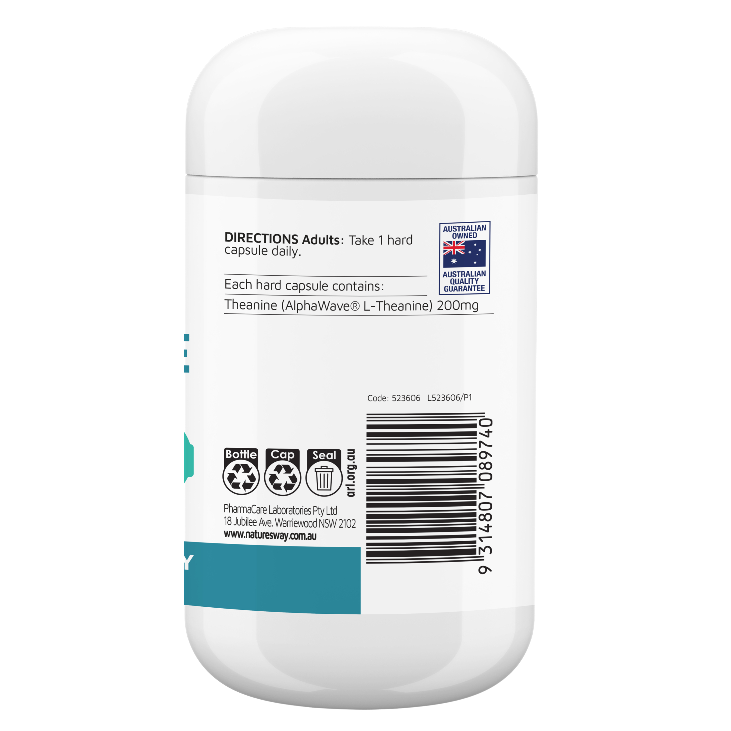 Nature's Way L-Theanine Calm & Focus 50 capsules - Image 3