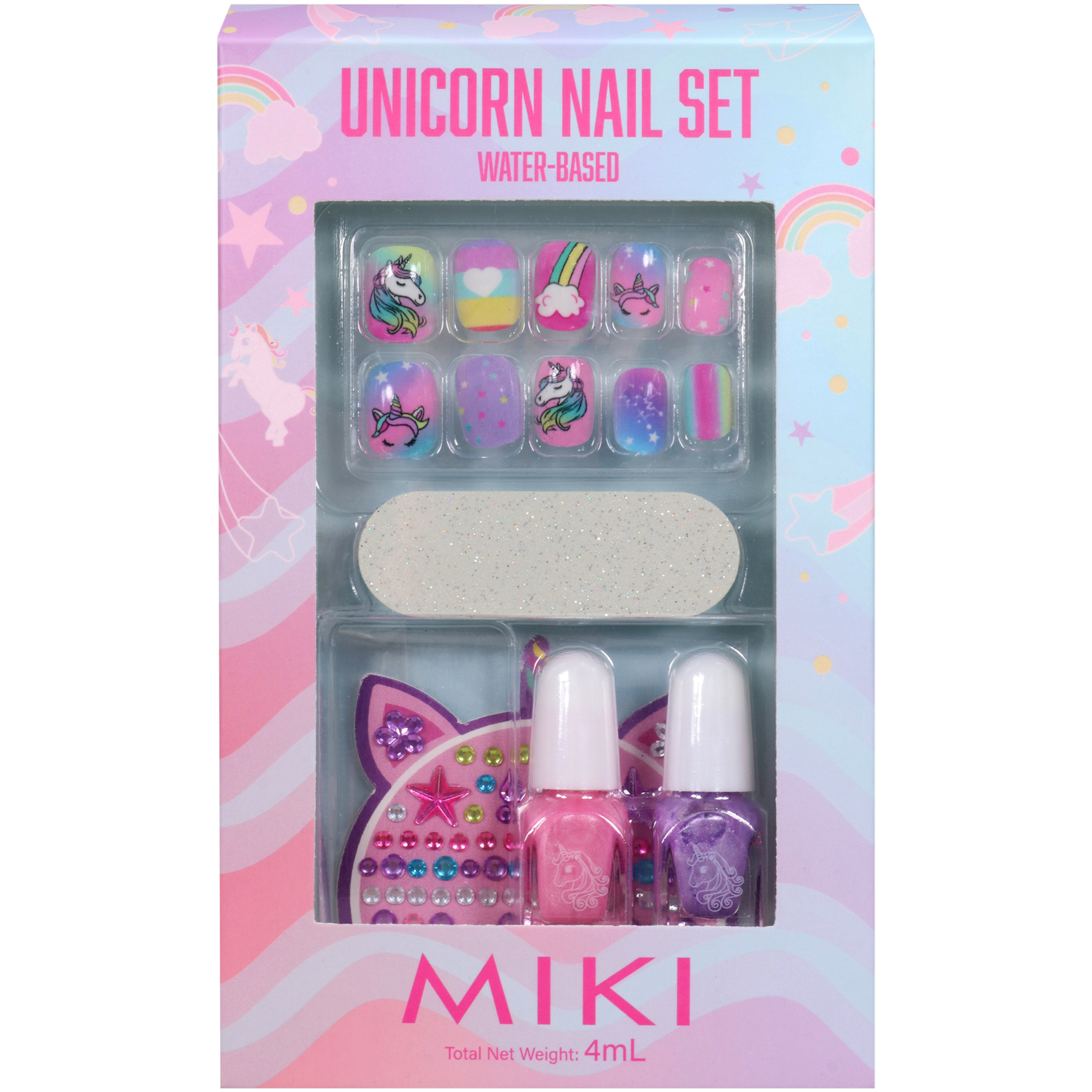 Miki Unicorn Nail Set 5 piece