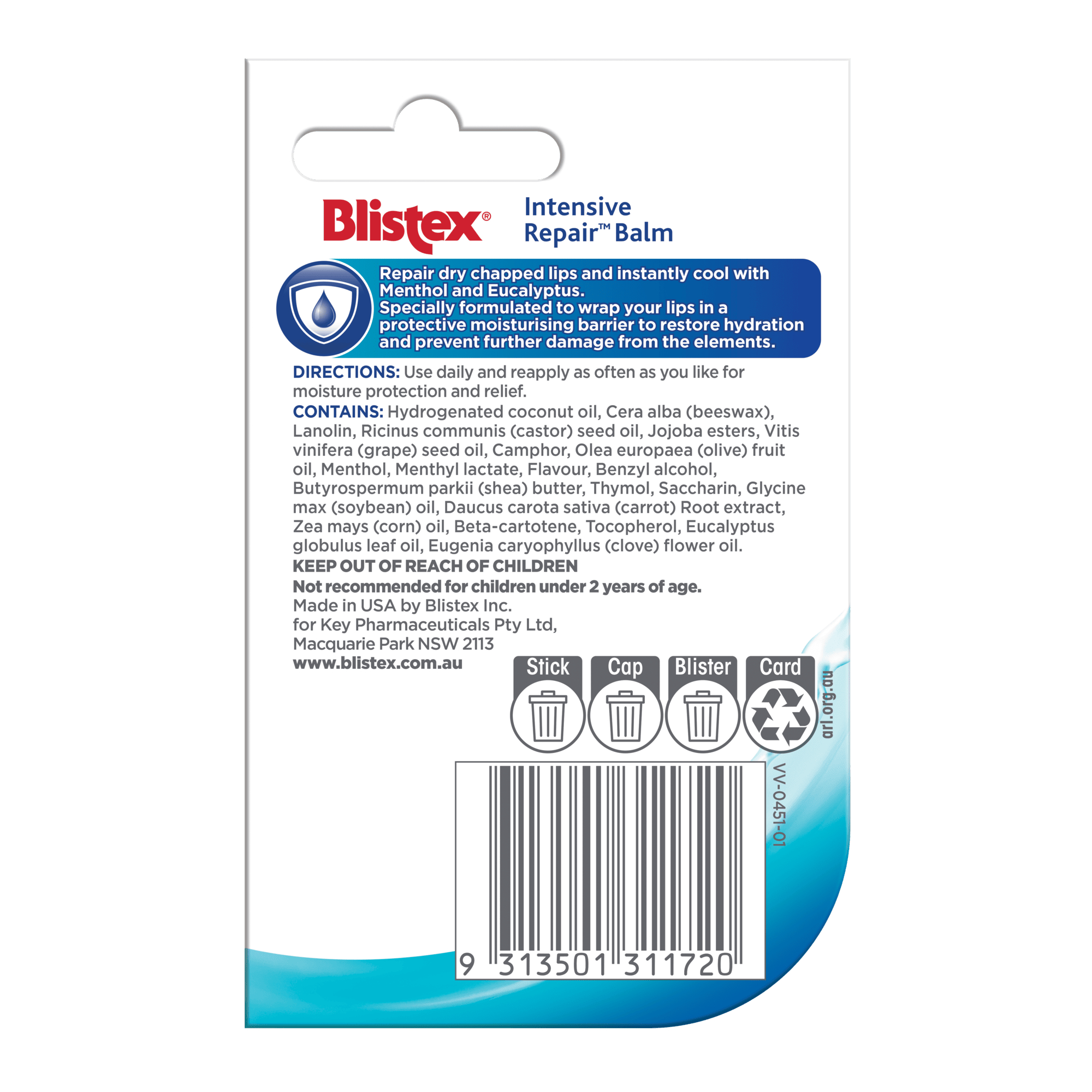 Blistex Intensive Repair Balm 4.25g - Image 2