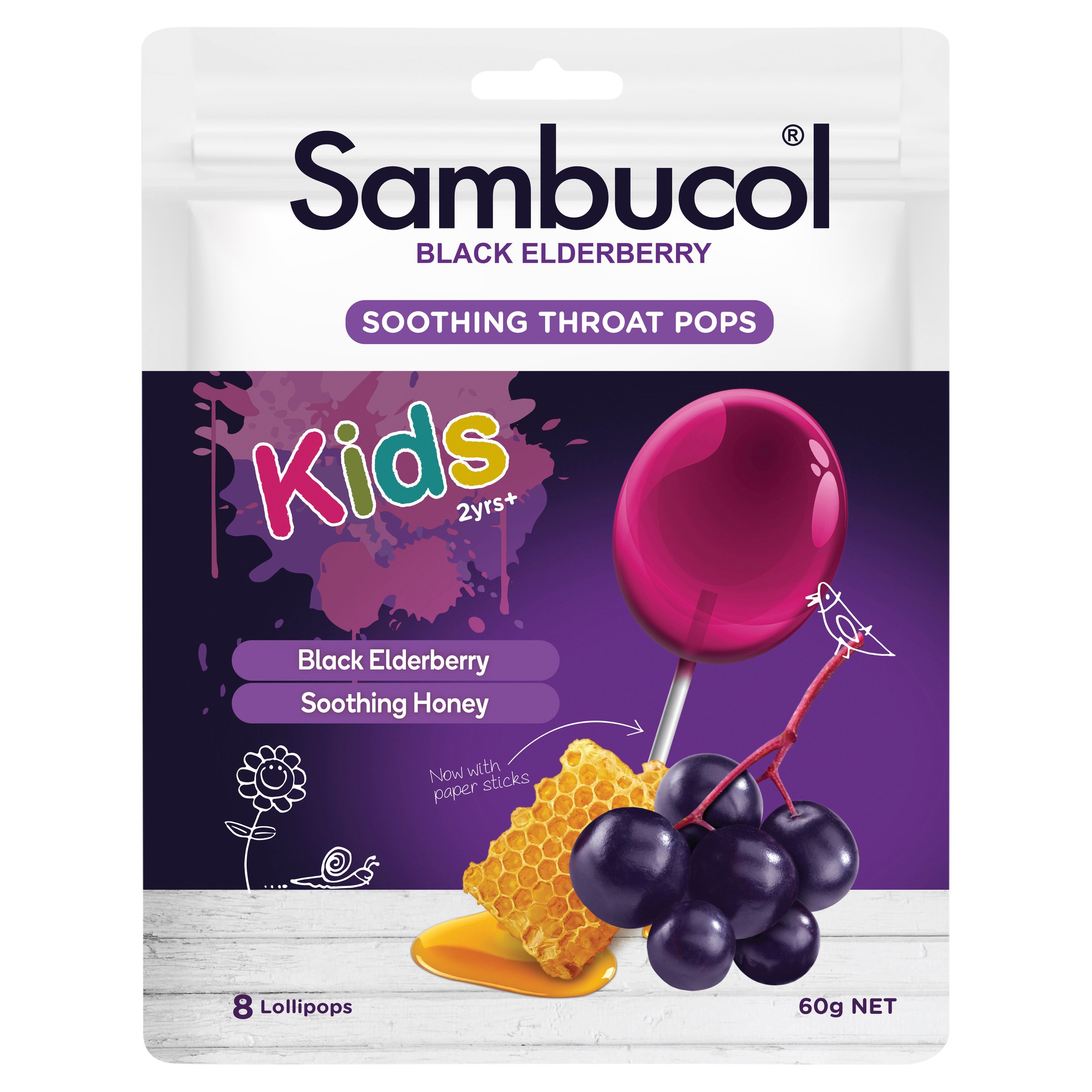 Sambucol Kids Pops 8 pack - Image 1