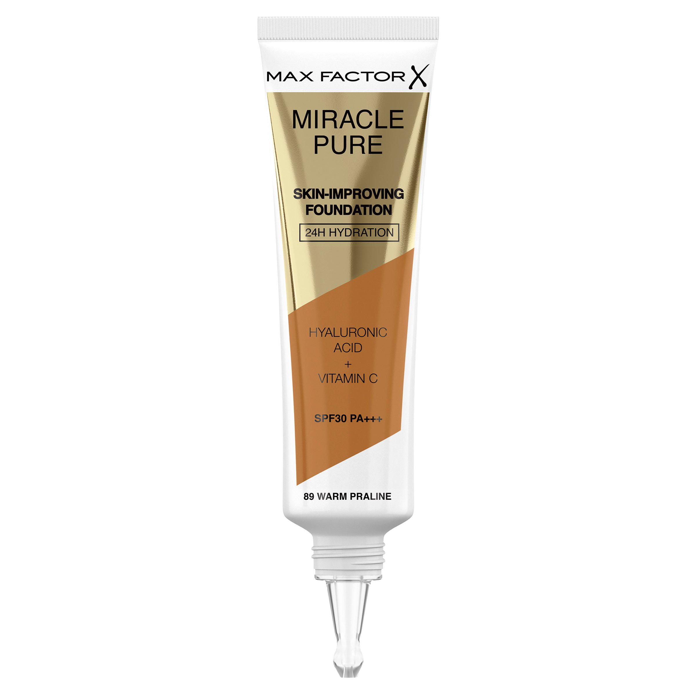 Max Factor Miracle Pure Foundation 089 Warm Praline 1 each - Image 2