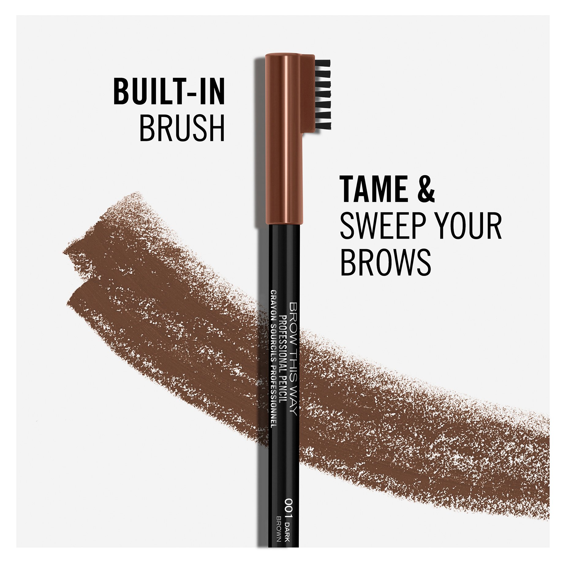 Rimmel Professional Eyebrow Pencil 01 Dark Brown 1.4g - Image 2