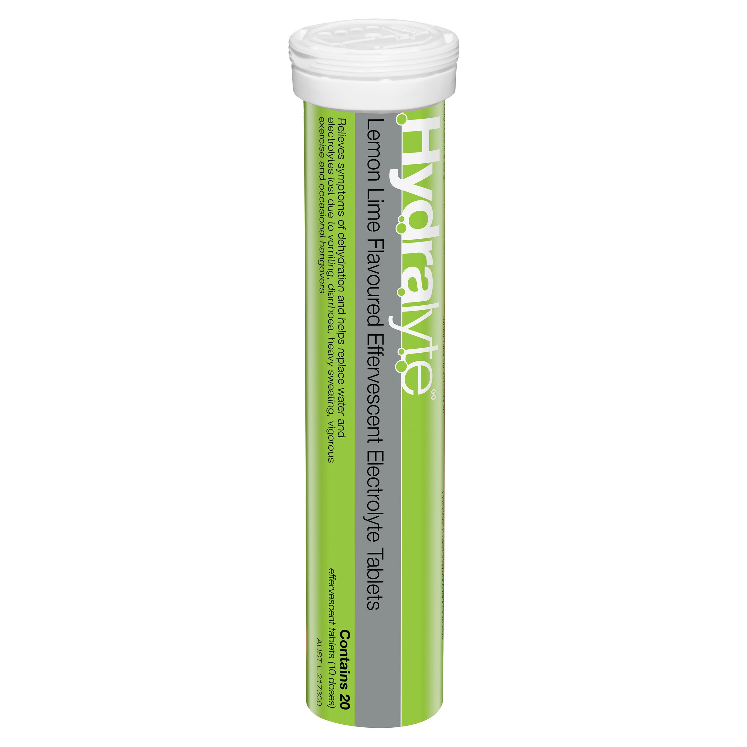 Hydralyte Effervescent Lemon Lime 20 tablets - Image 8
