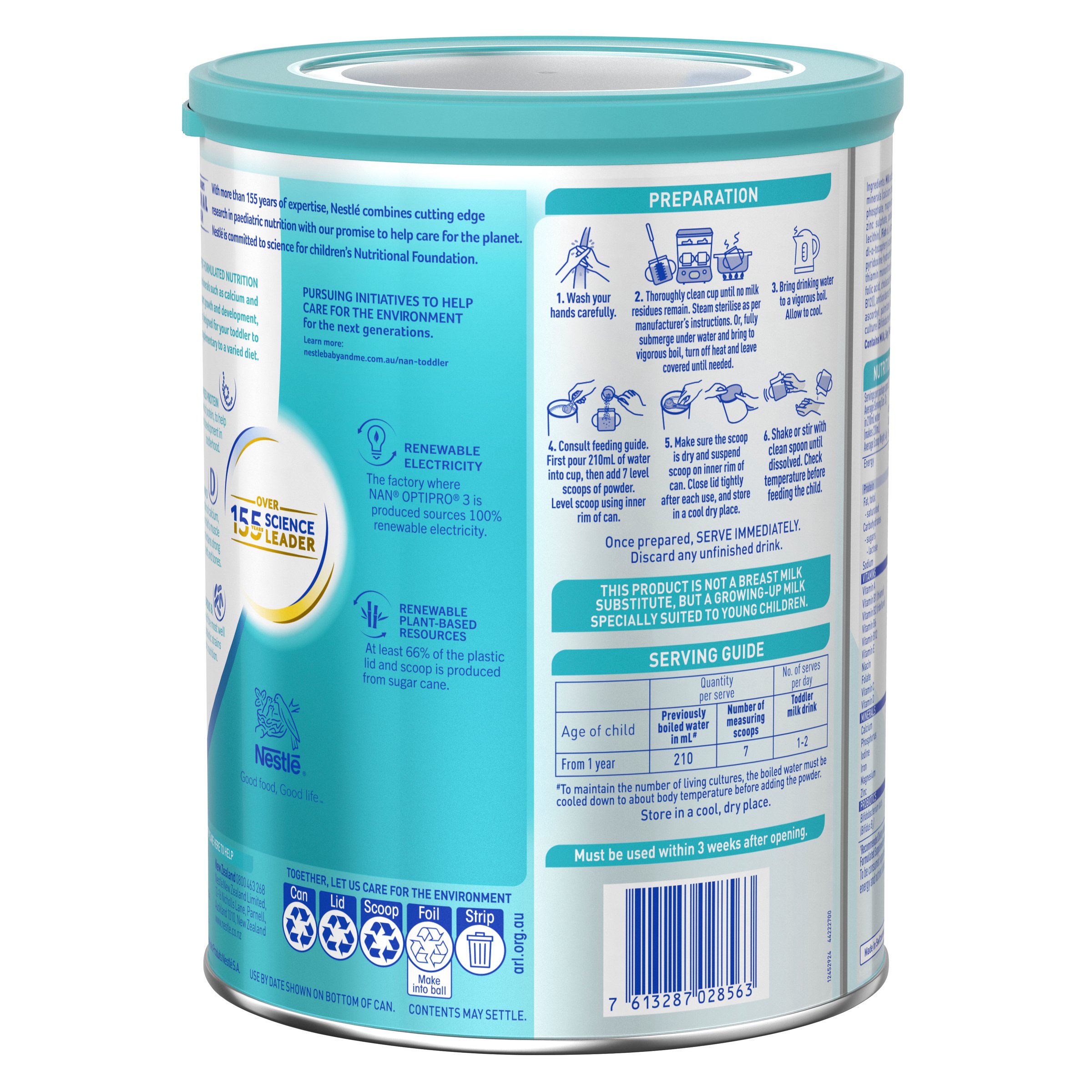 Nestle NAN Optipro Stage 3 - 800g - Image 2