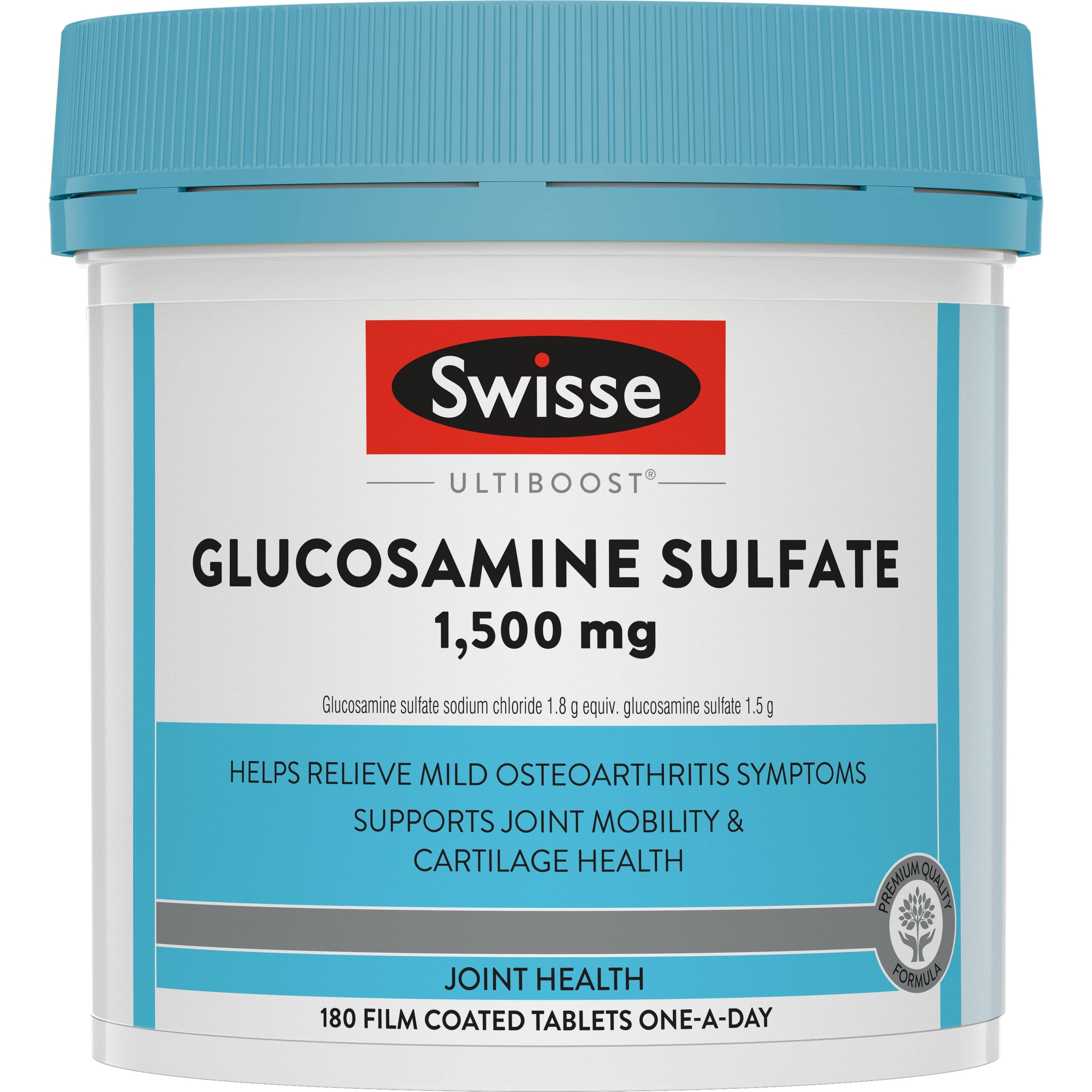 Swisse Ultiboost Glucosamine Sulfate 1500mg - 180 tablets - Image 1