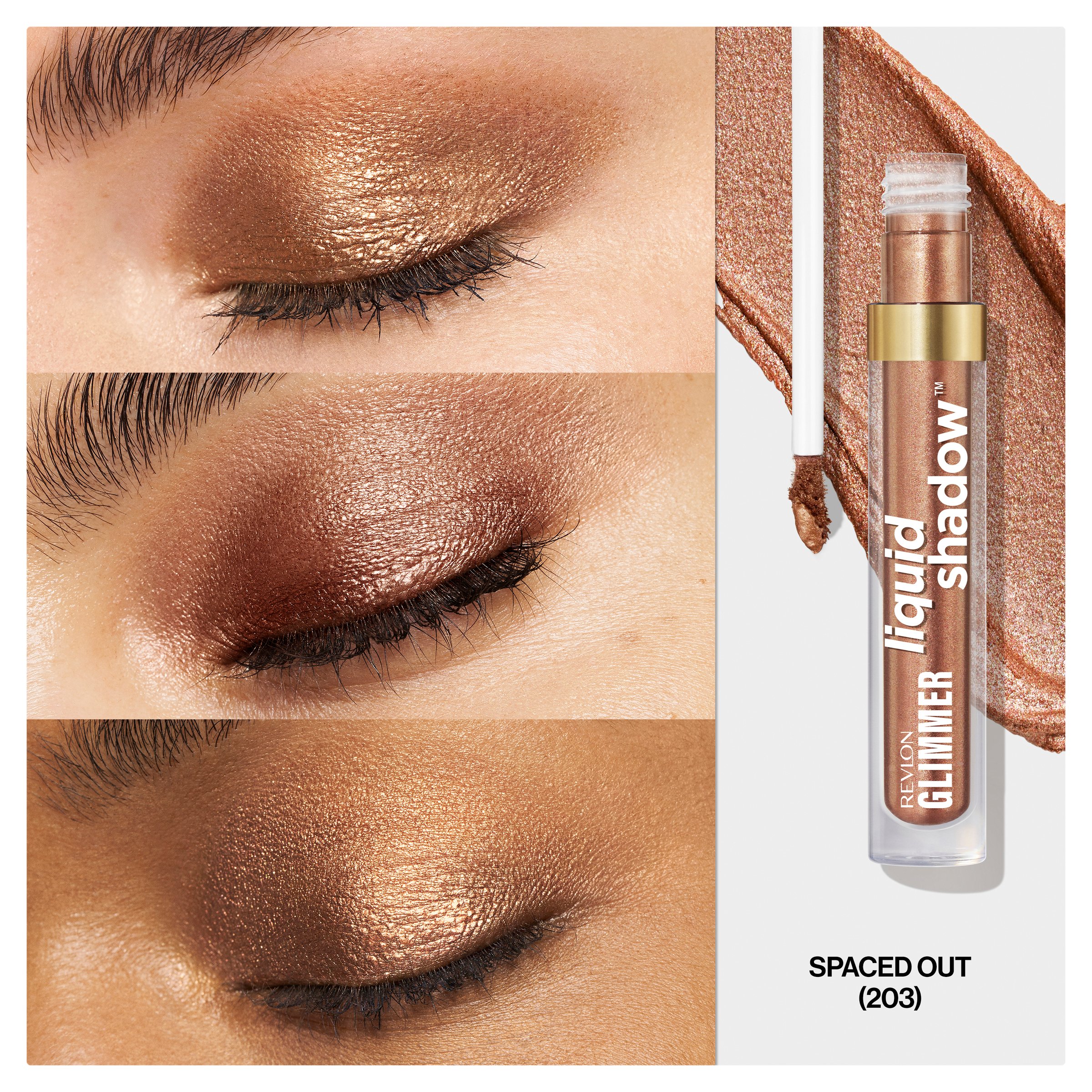 Revlon Glimmer Liquid Shadow Spaced Out 3ml - Image 10