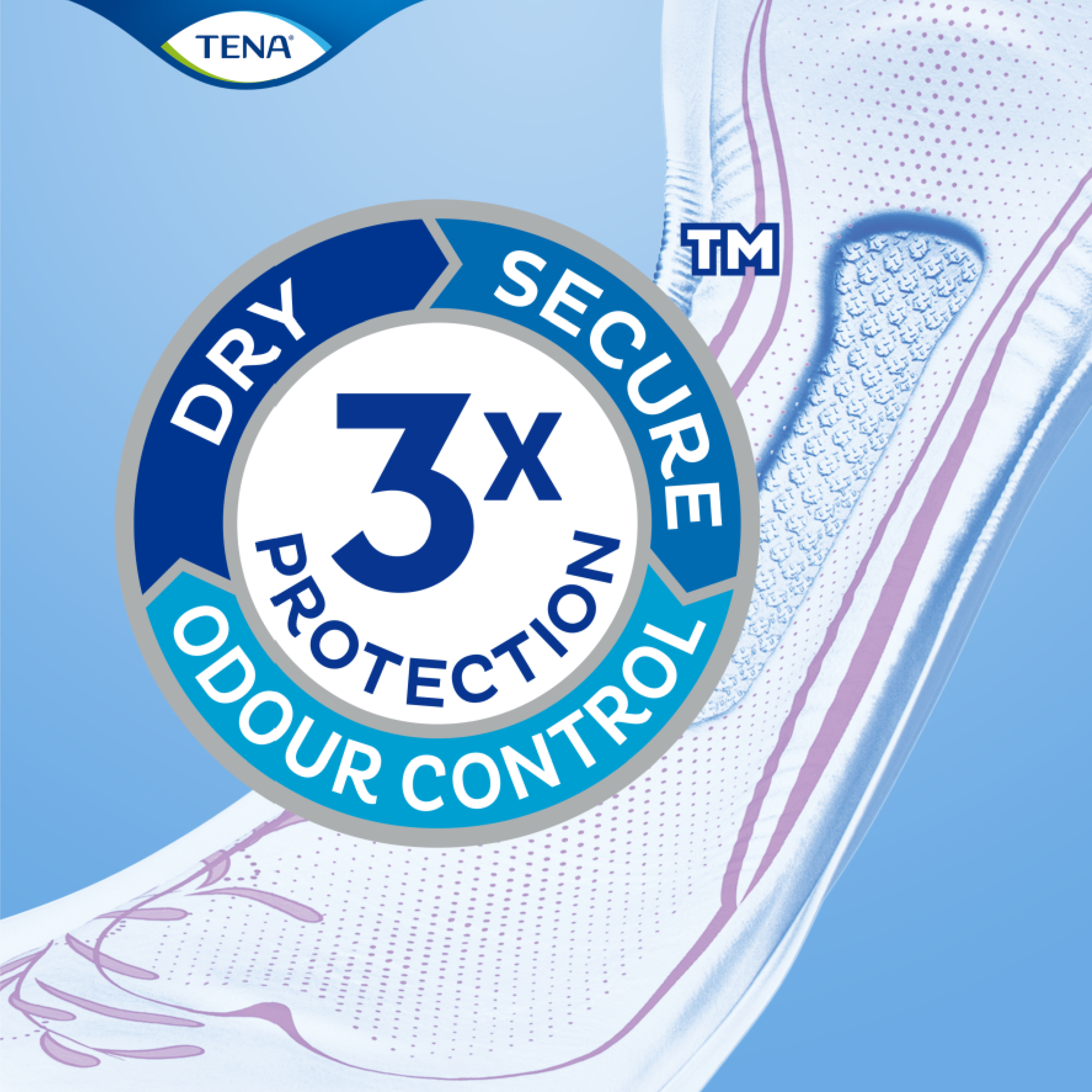 Tena Pads InstaDry Extra Long Length 6 pack - Image 6