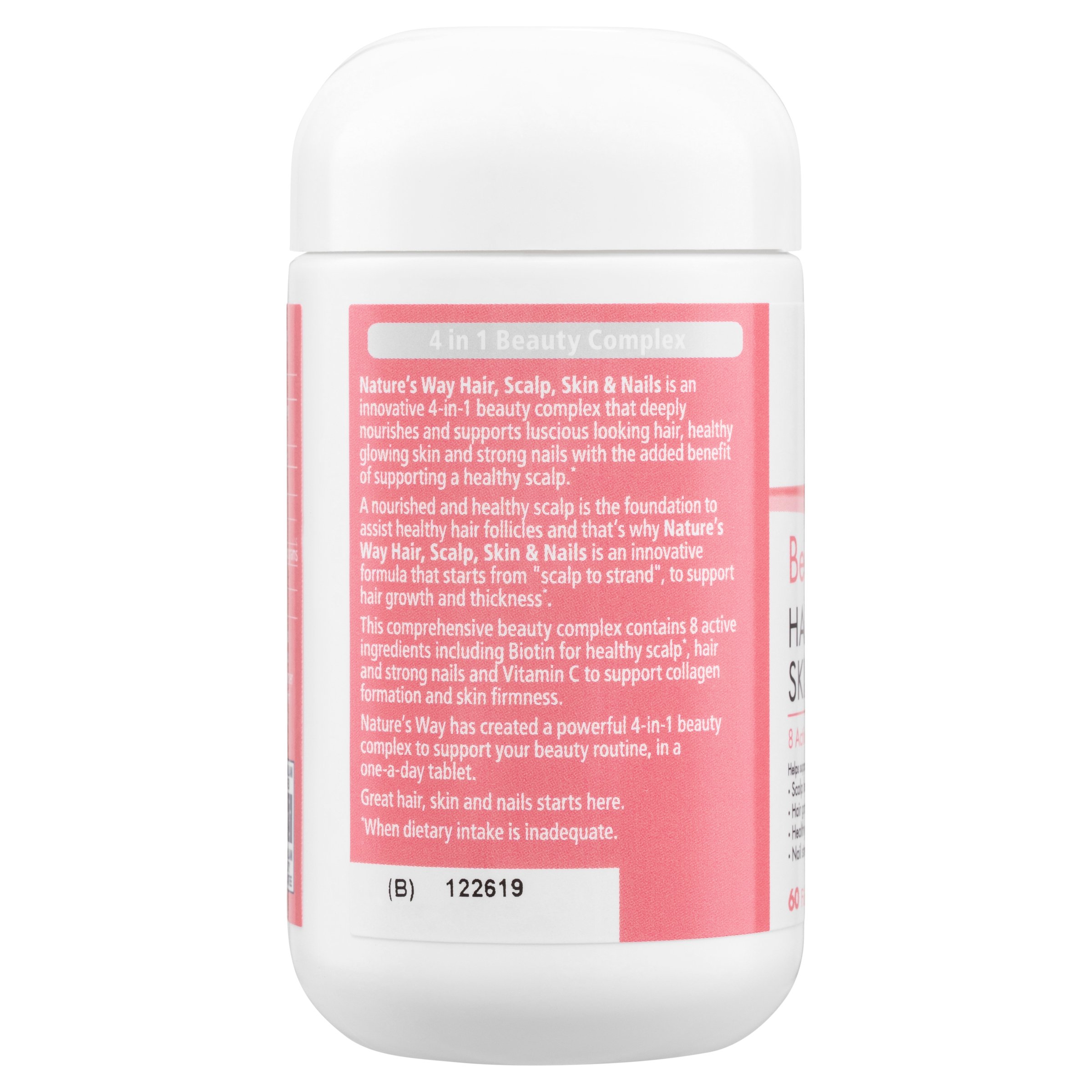 Nature's Way Beauty Hair, Scalp, Skin & Nails 60 capsules - Image 6