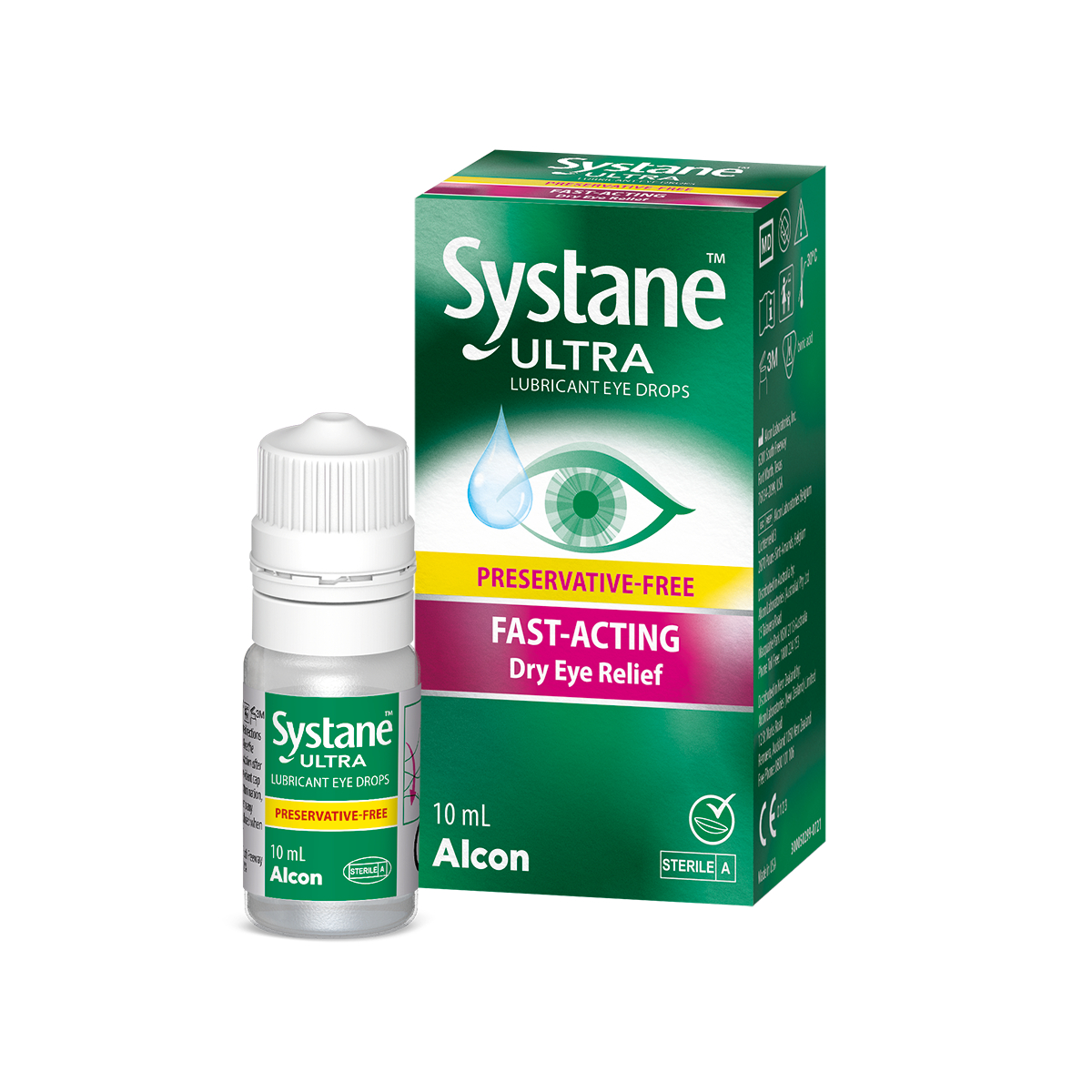 Systane Ultra Multi Dose Preservative Free Lubricant Eye Drops 10ml - Image 2