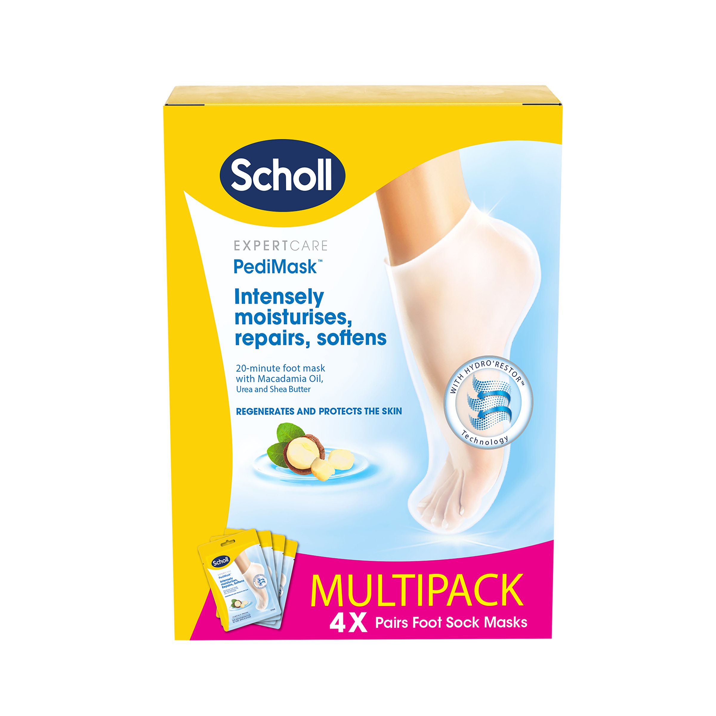 Scholl PediMask Macadamia 4 pack - Image 1