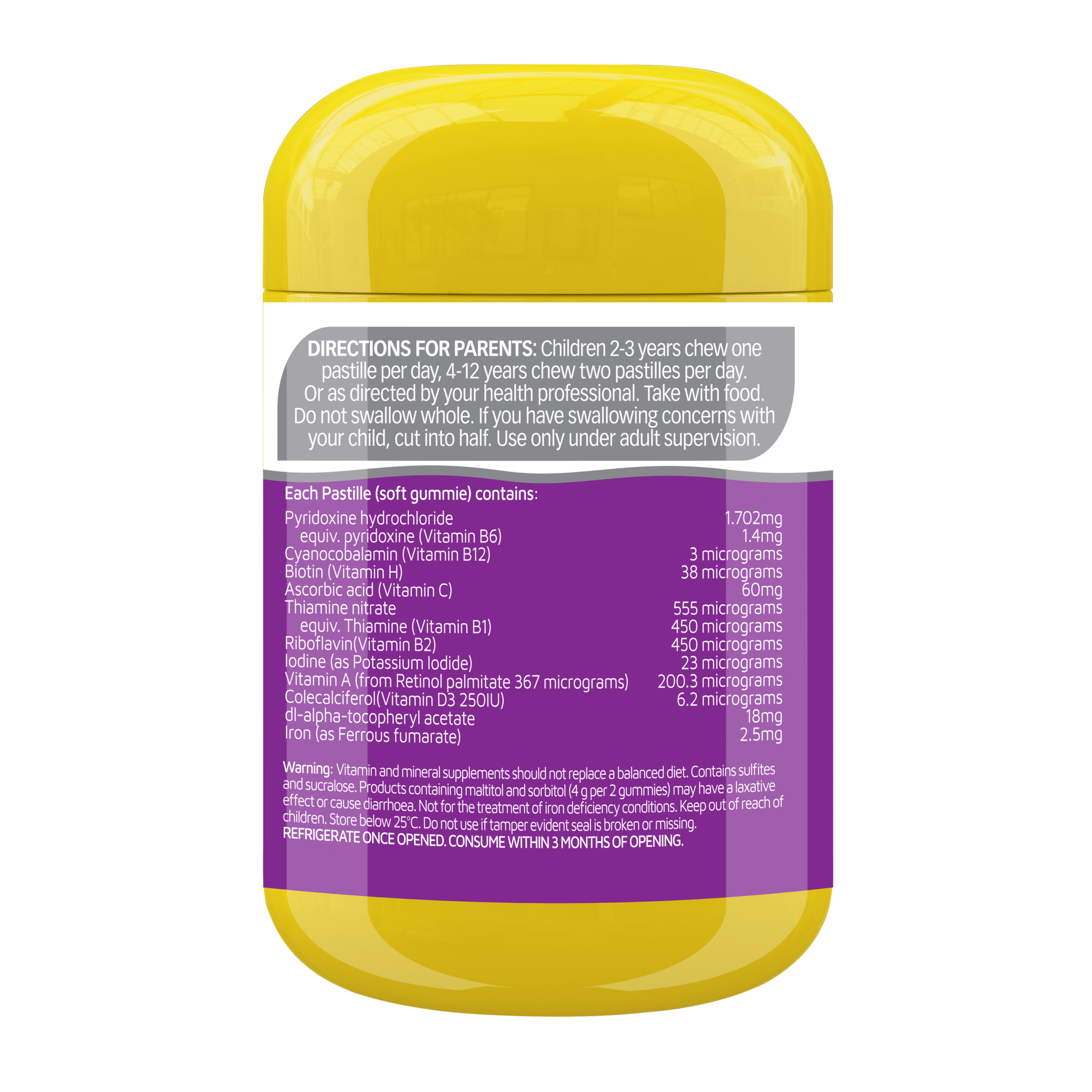 Nature's Way Kids Smart Vita Gummies Multi-Vitamin + Iron 40 pastilles - Image 2